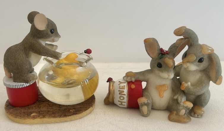 Photo 1 of 2 CHARMING TAILS MICE FIGURINES