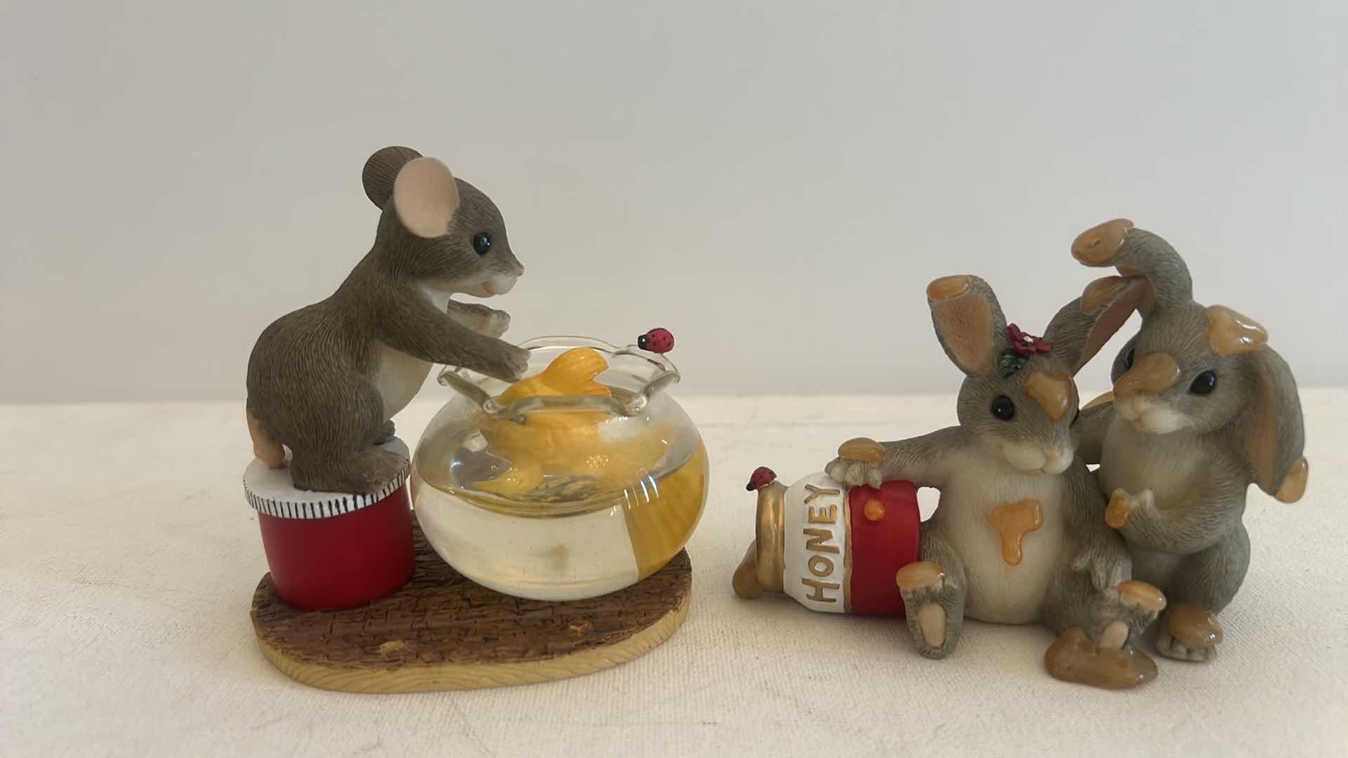 Photo 1 of 2 CHARMING TAILS MICE FIGURINES