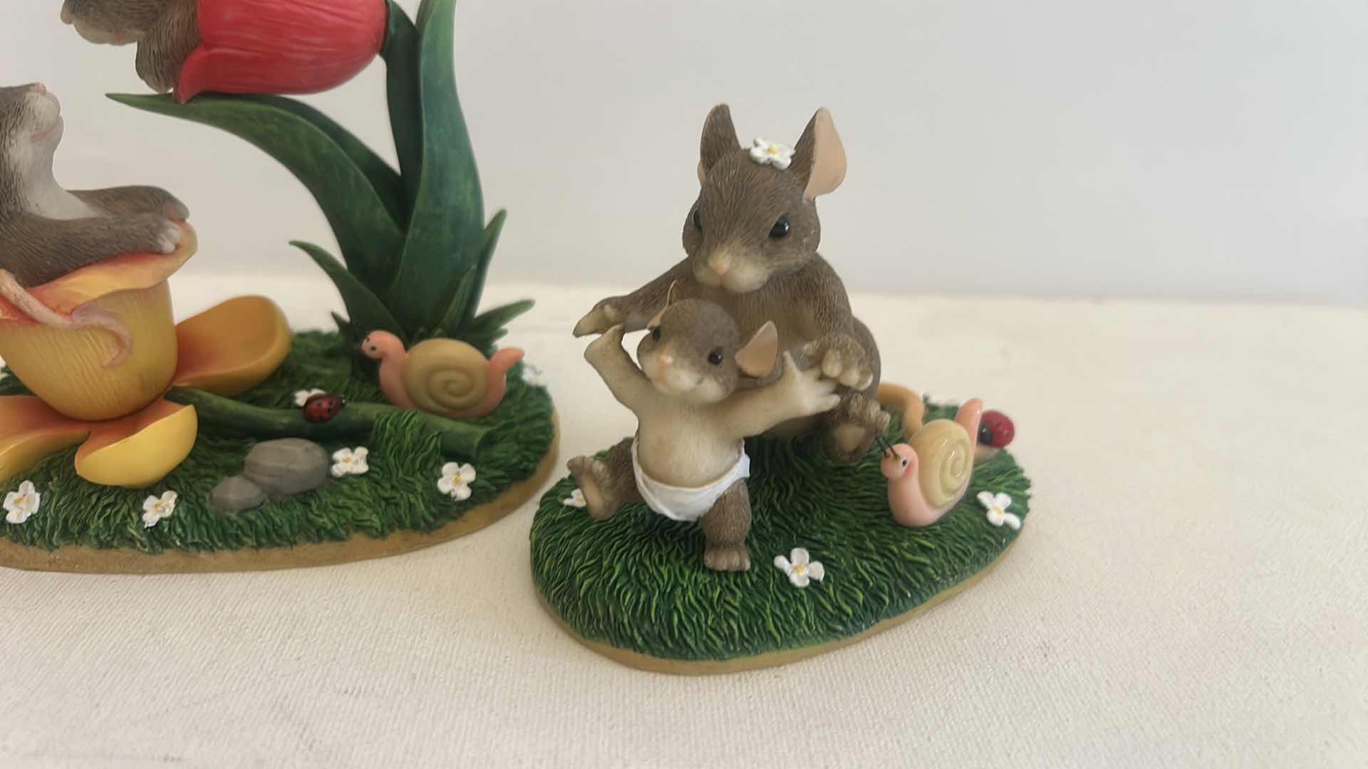 Photo 1 of 3 CHARMING TAILS MICE FIGURINES