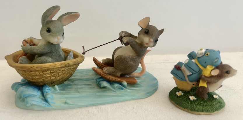 Photo 1 of 2 CHARMING TAILS MICE FIGURINES