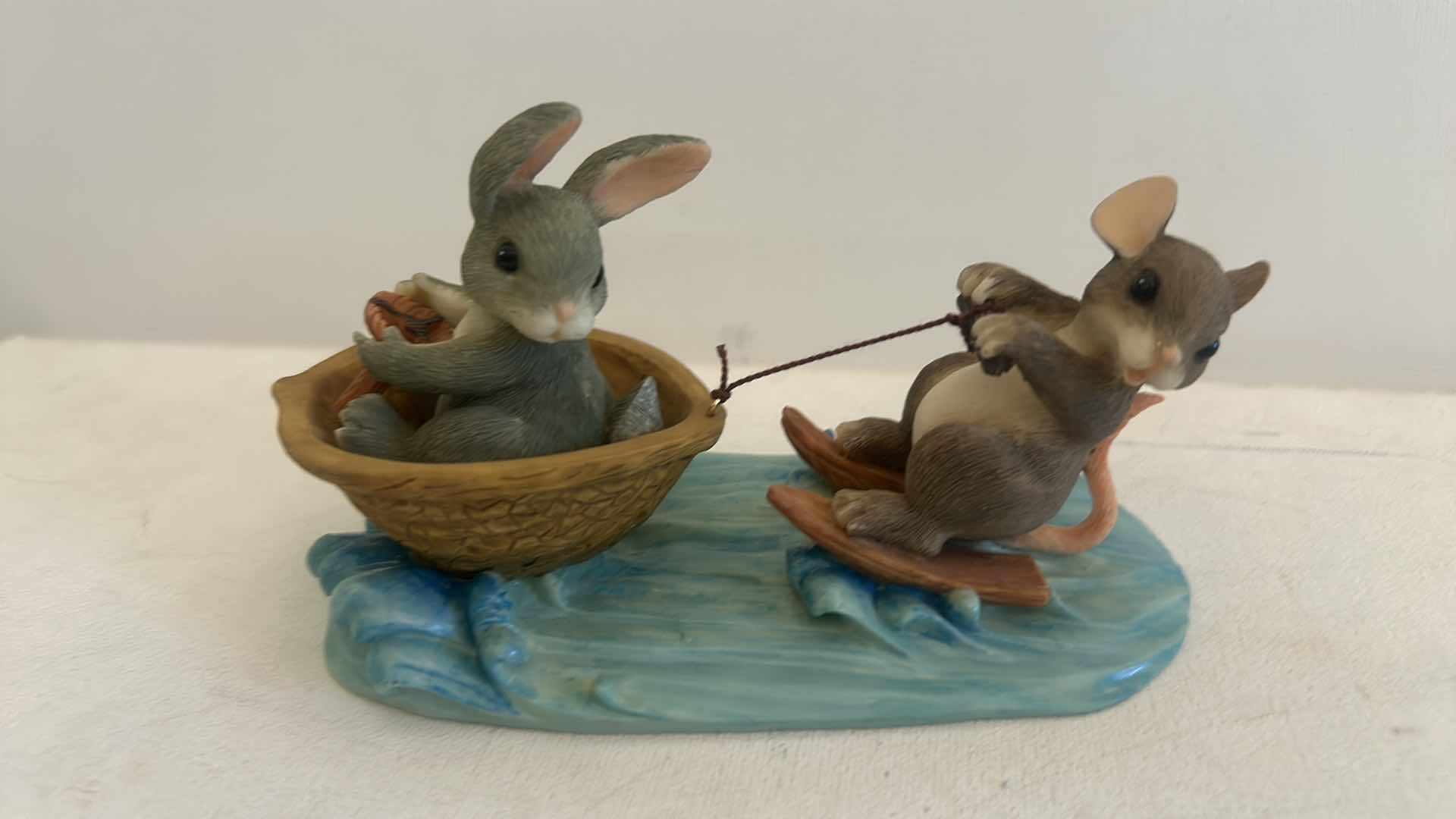 Photo 1 of 2 CHARMING TAILS MICE FIGURINES