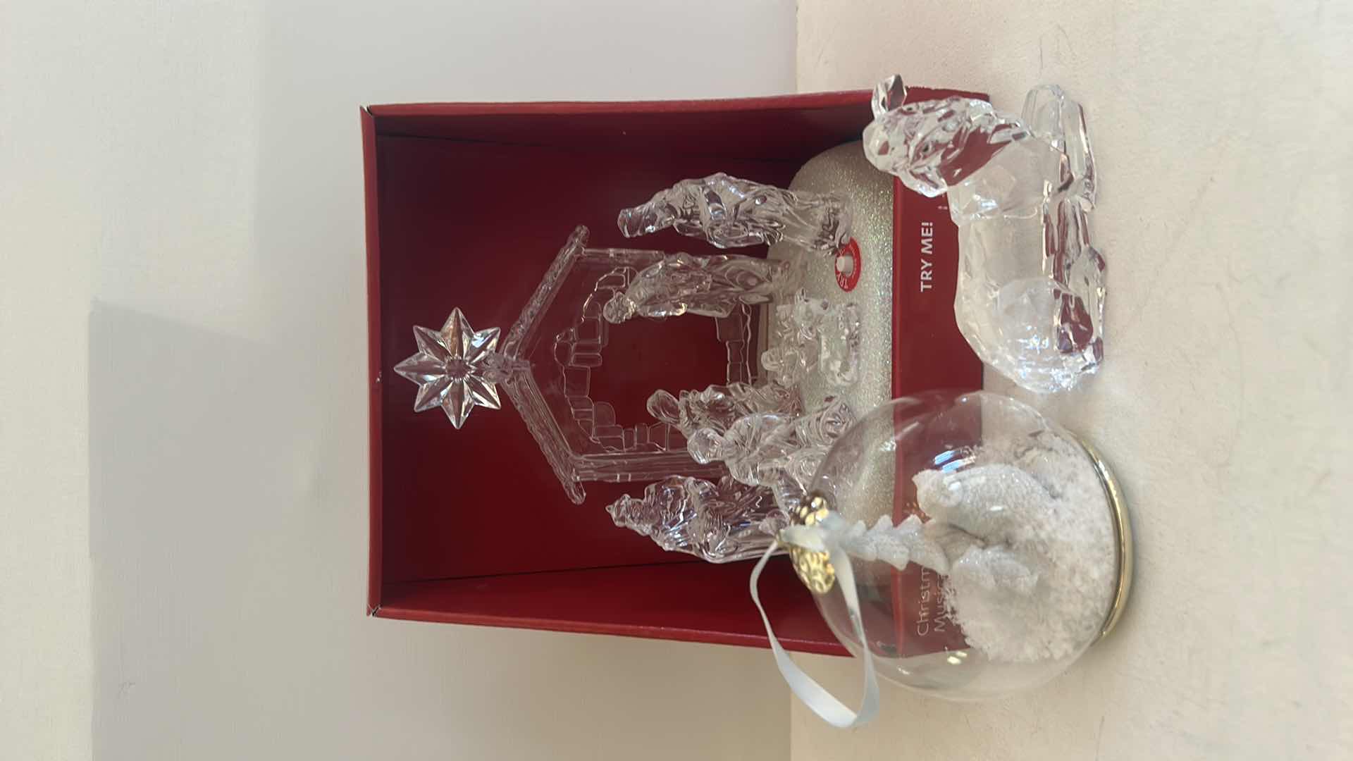 Photo 1 of 3 PC CHRISTMAS DECOR/ LIGHT UP MUSICAL NATIVITY SCENE & MORE