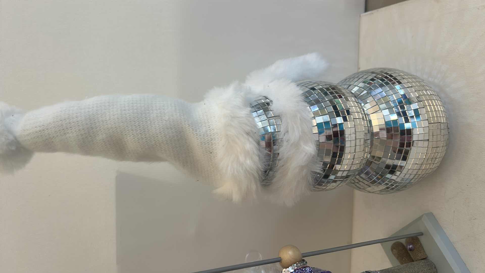 Photo 1 of CHRISTMAS NUTCRACKER & DISCO BALL SNOWMAN (TALLEST H16”)