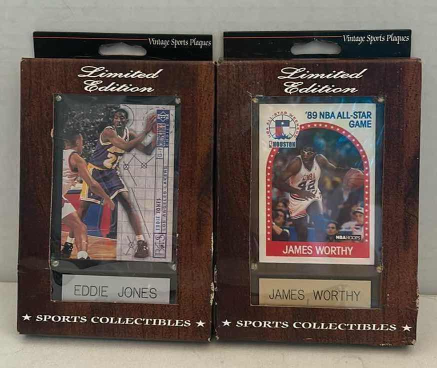 Photo 1 of LIMITED EDITION COLLECTIBLE BASKETBALL CARDS- JAMES WORTHY AND EDDIE JONES