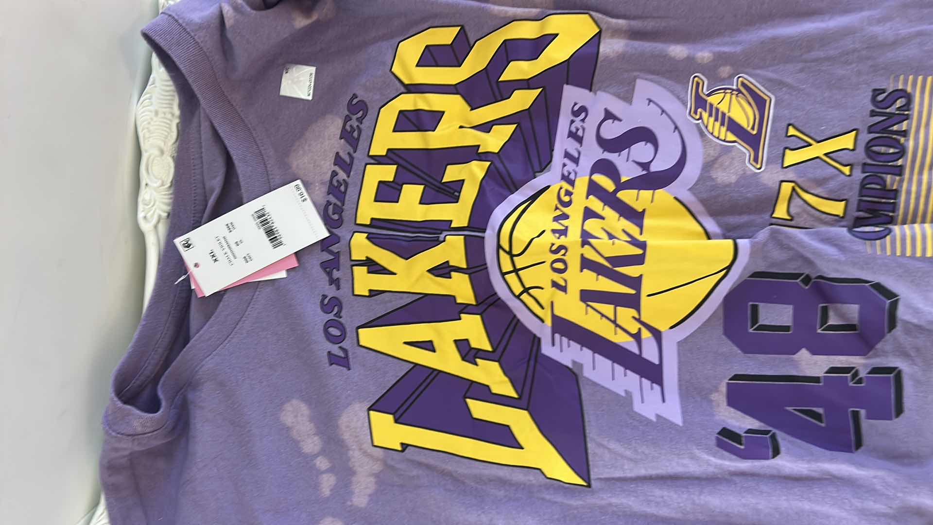 Photo 1 of 4 NEW LAKERS TSHIRTS & 1 THUG LIFE TEE
