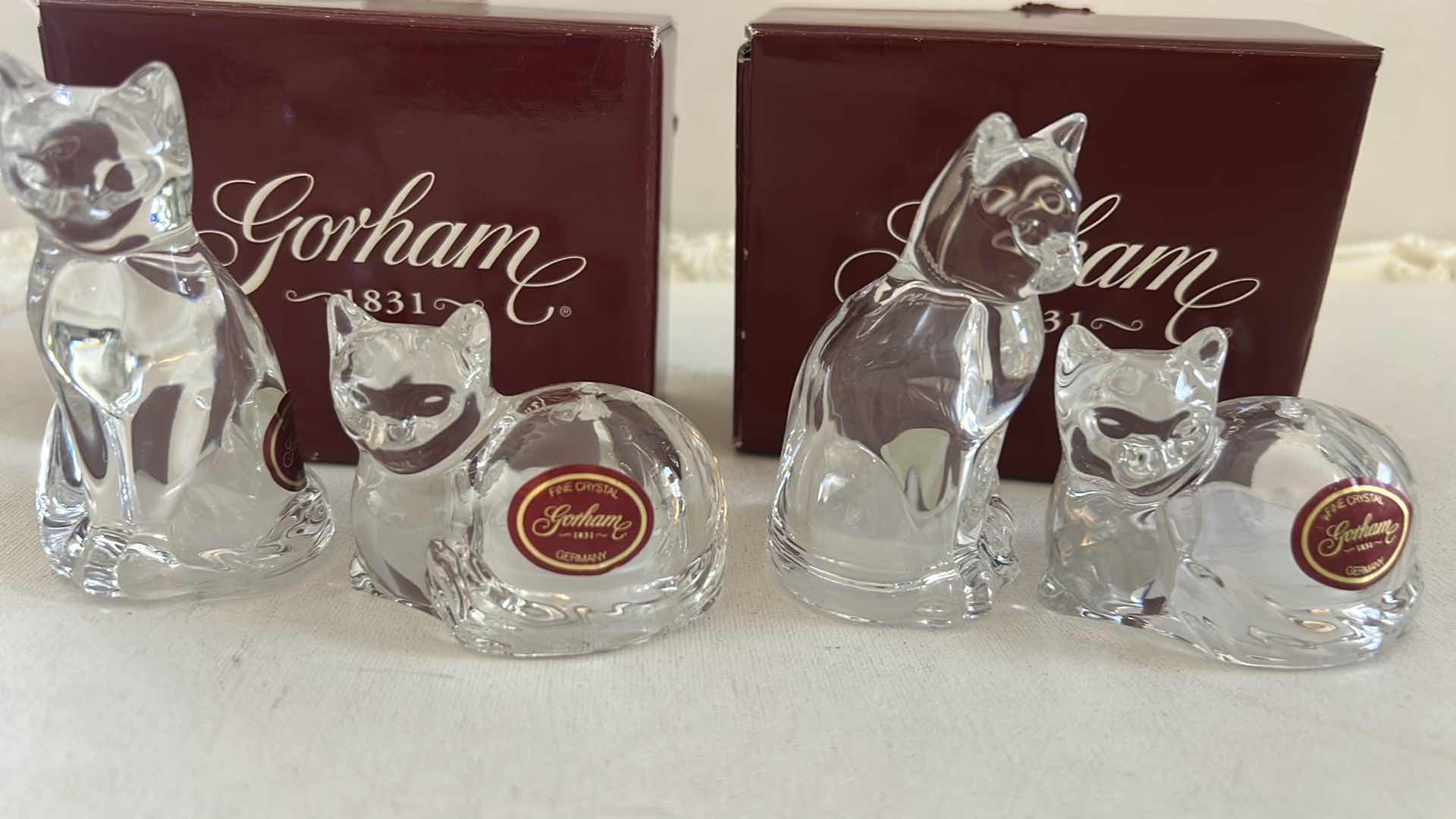 Photo 1 of 2 GORHAM CAT SALT AND PEPPER SHAKERS