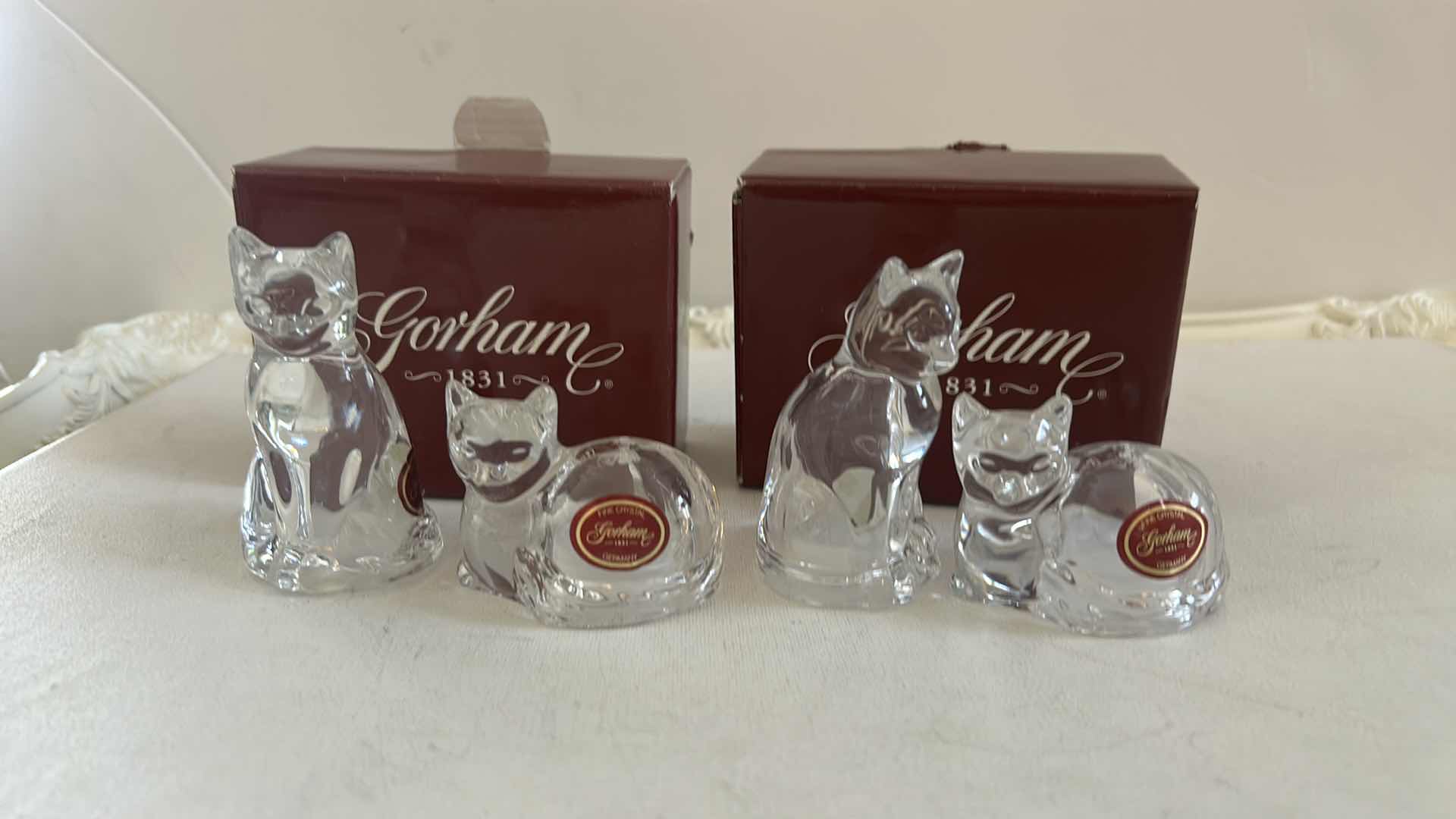 Photo 1 of 2 GORHAM CAT SALT AND PEPPER SHAKERS