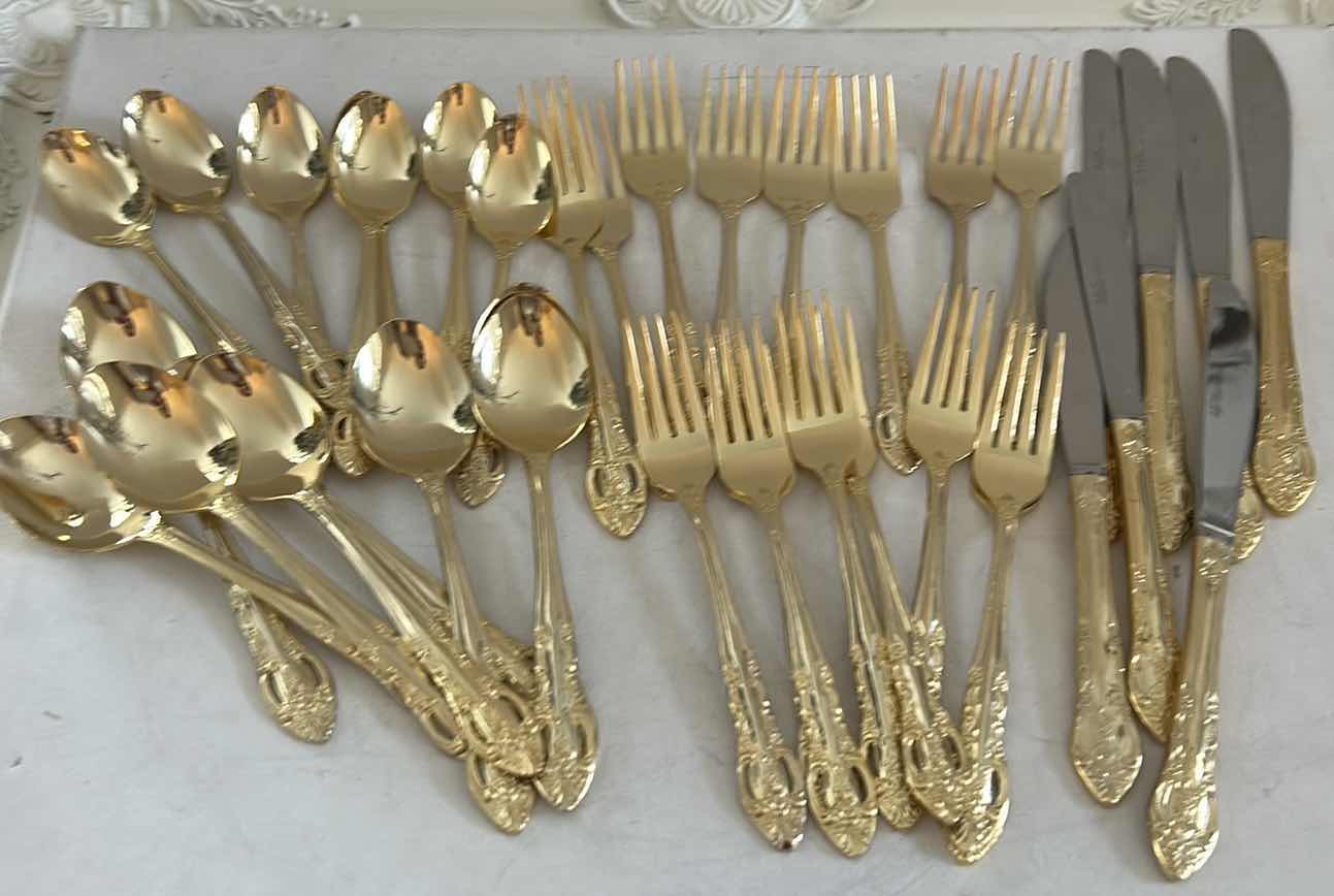 Photo 1 of 39 PC GOLD TONE UTENSILS