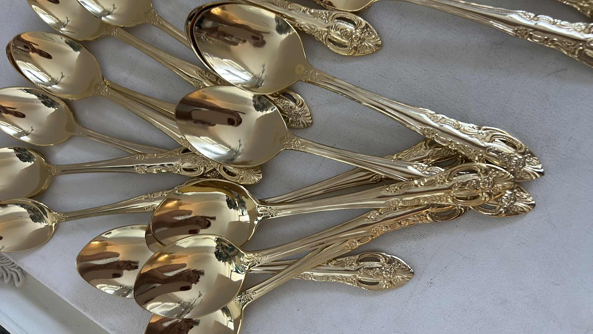 Photo 1 of 39 PC GOLD TONE UTENSILS