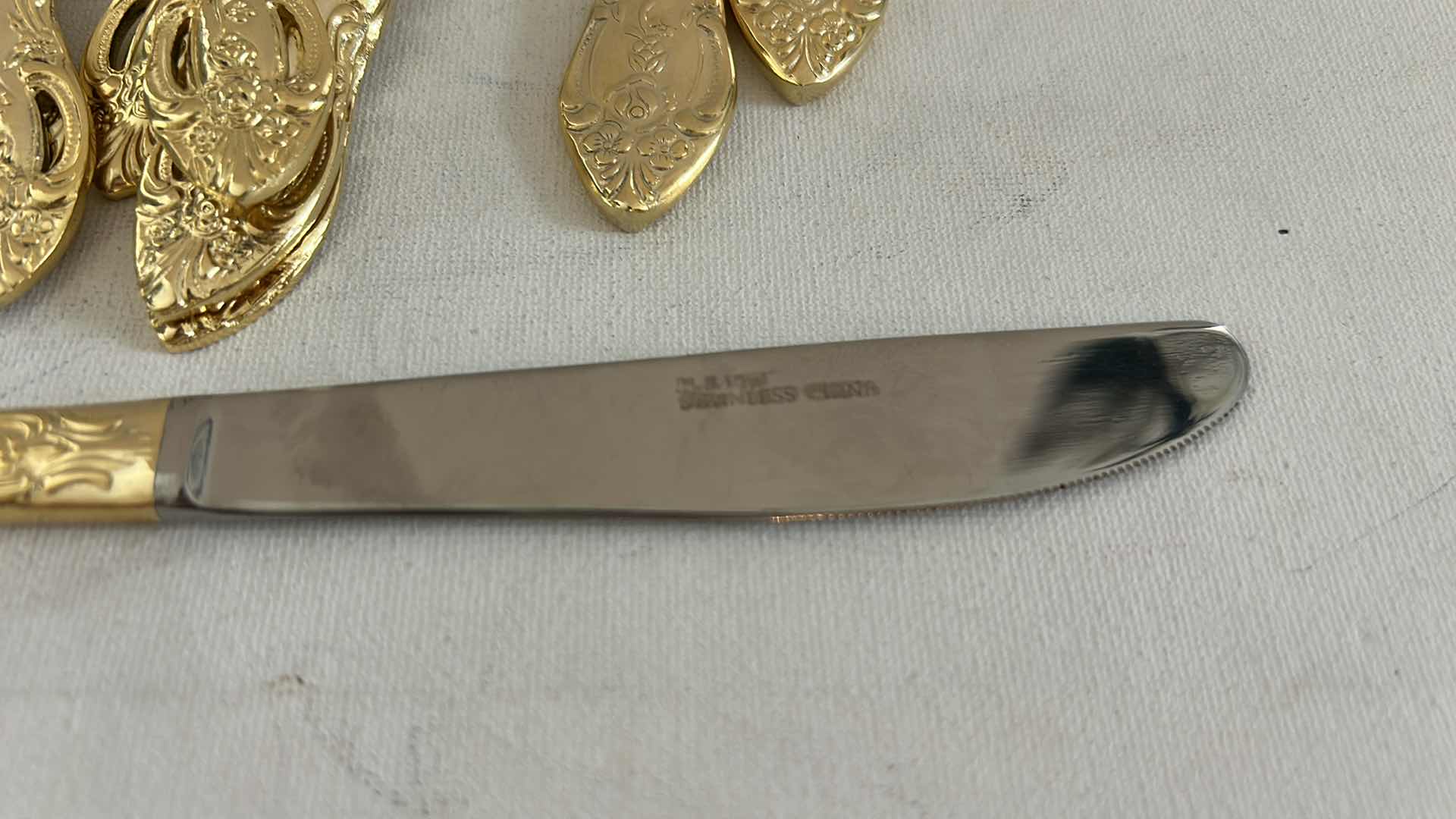 Photo 1 of 39 PC GOLD TONE UTENSILS
