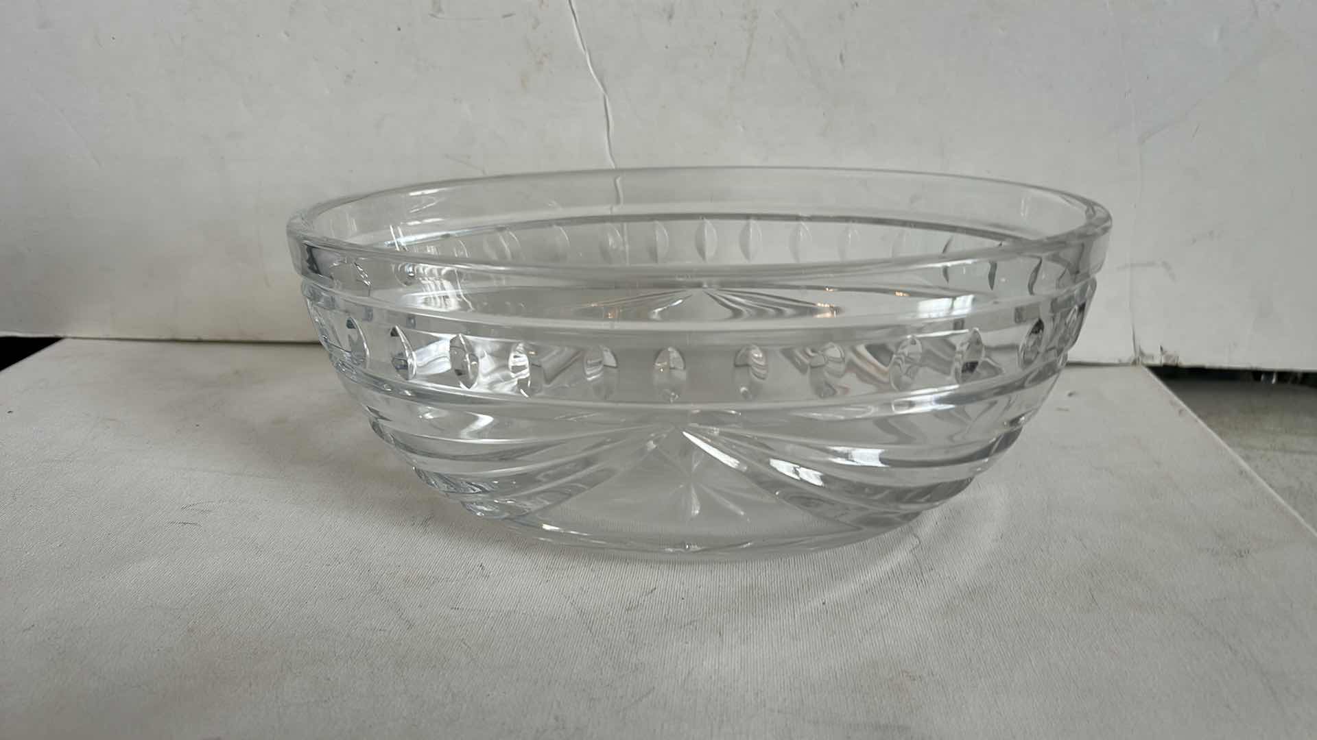 Photo 1 of TWO CUT CRYSTAL BOWLS & ONE CUT CRYSTAL VASE
