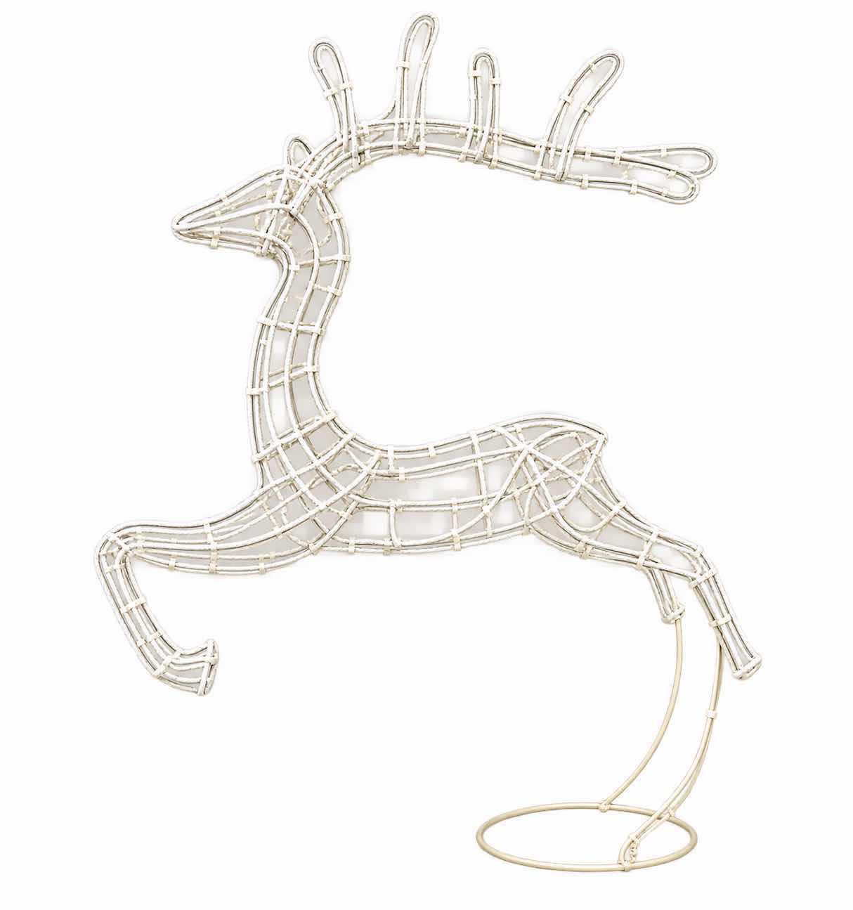 Photo 1 of REINDEER ON GOLD GLITTER STAND 40“ x 57“