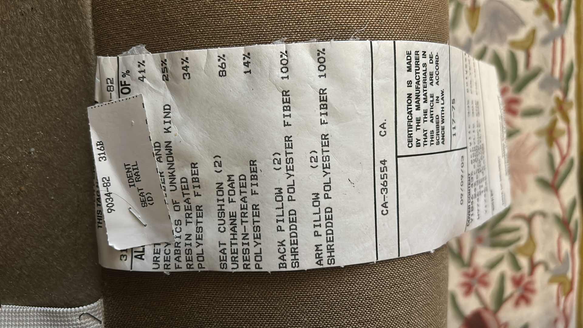 Photo 1 of SCHNADIG 7 FOOT SOFA