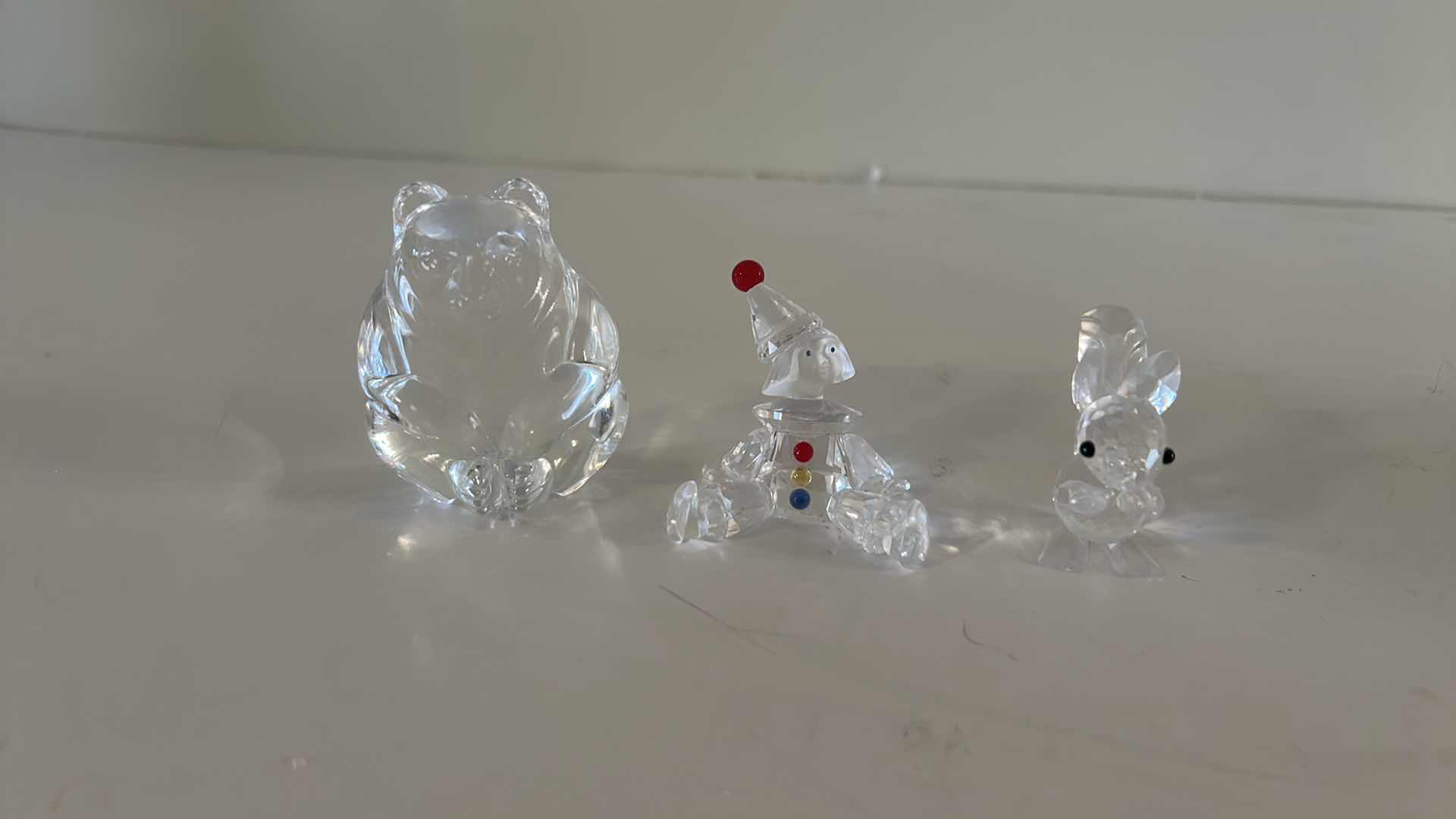 Photo 1 of 3 MINIATURE CRYSTAL FIGURINES
