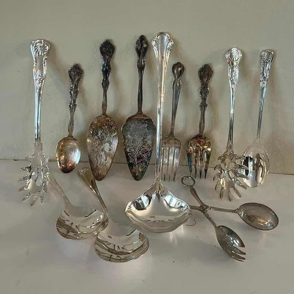 Photo 1 of SILVER PLATE AND STAINLESS UTENSILS