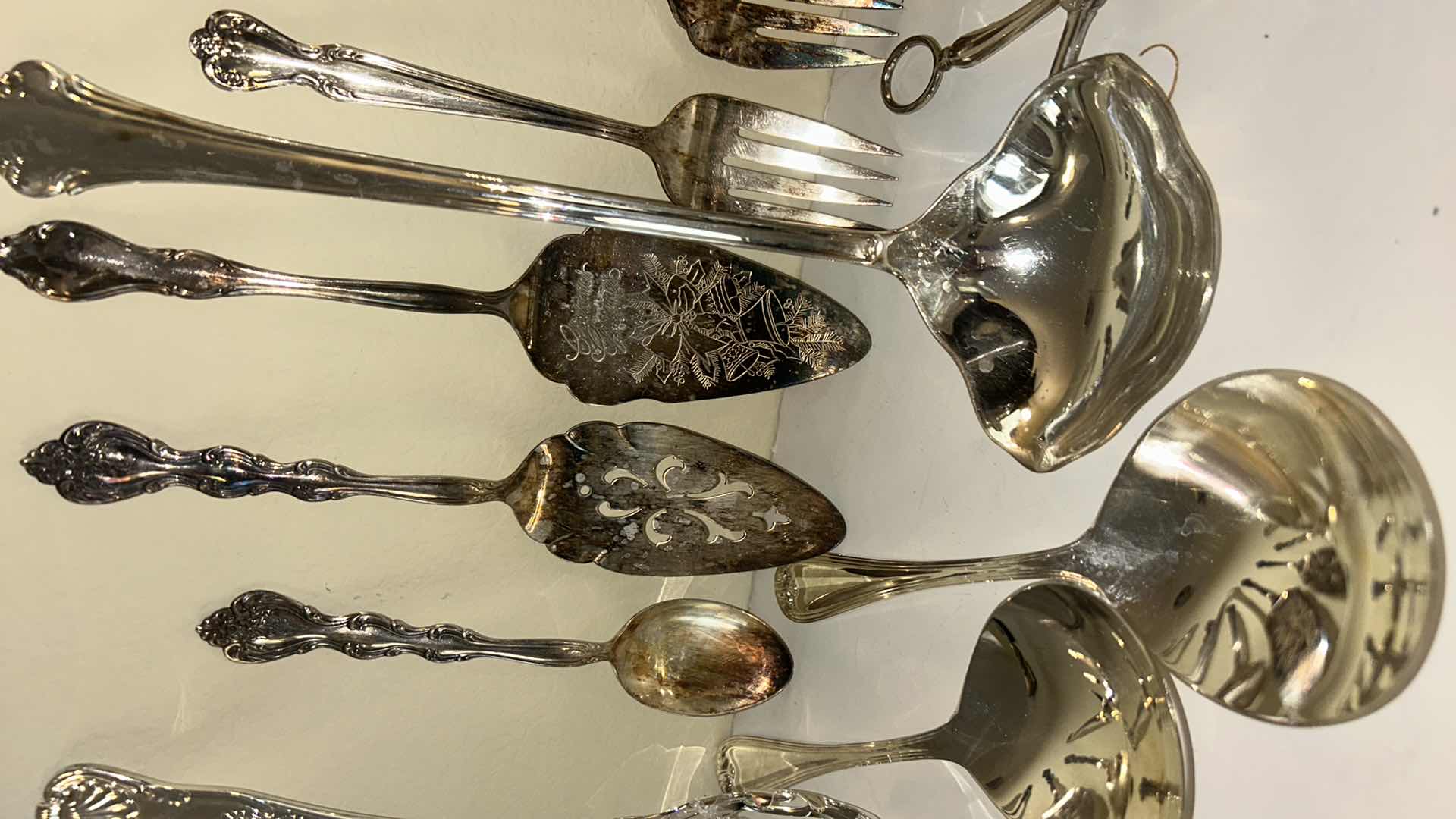 Photo 1 of SILVER PLATE AND STAINLESS UTENSILS
