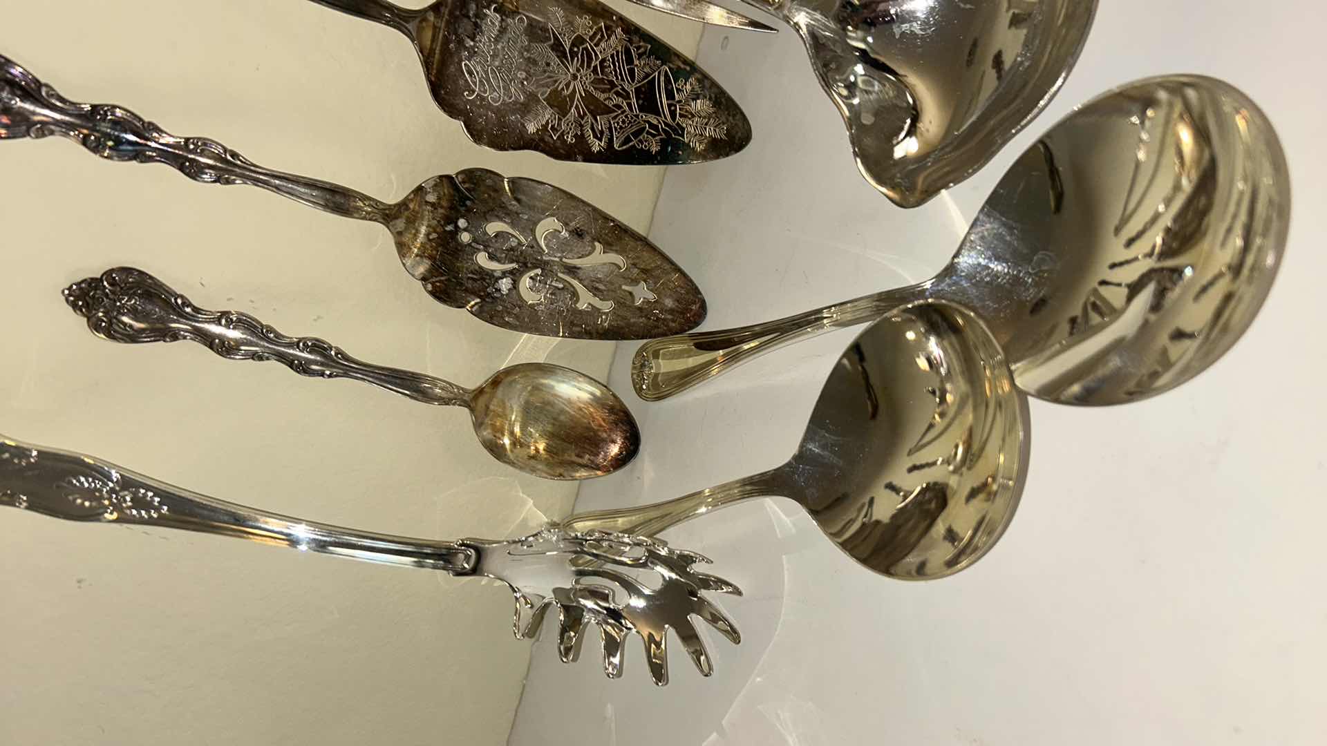 Photo 1 of SILVER PLATE AND STAINLESS UTENSILS