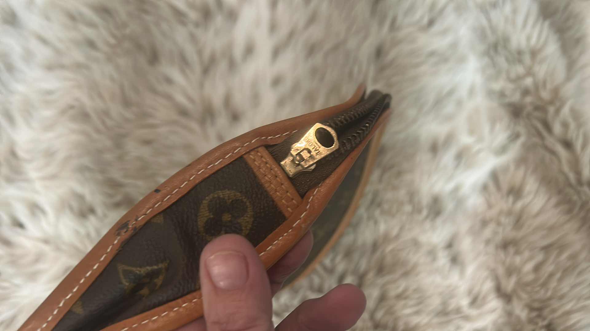 Photo 1 of AUTHENTIC LOUIS VUITTON: VINTAGE MONOGRAM CANVAS TENNIS RACKET COVER