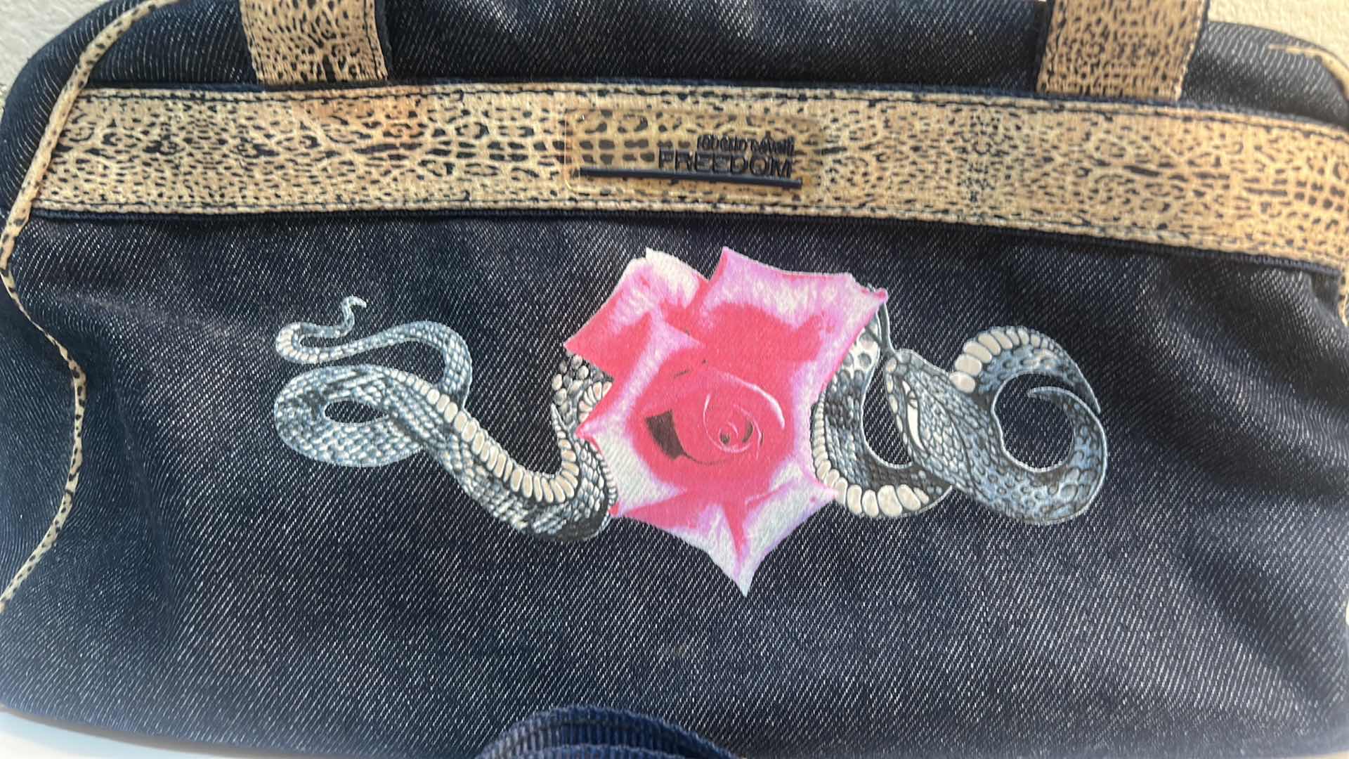 Photo 1 of BLACK DENIM SHOULDER BAG