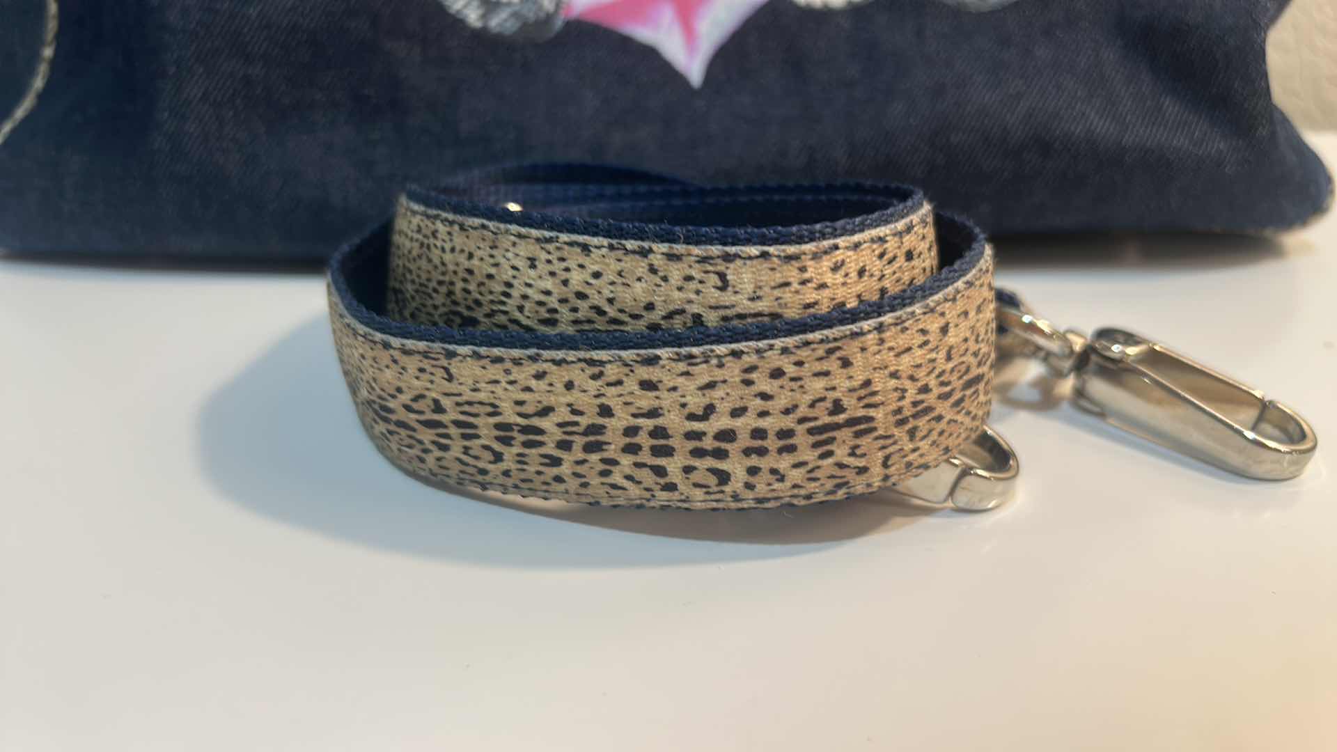 Photo 1 of BLACK DENIM SHOULDER BAG