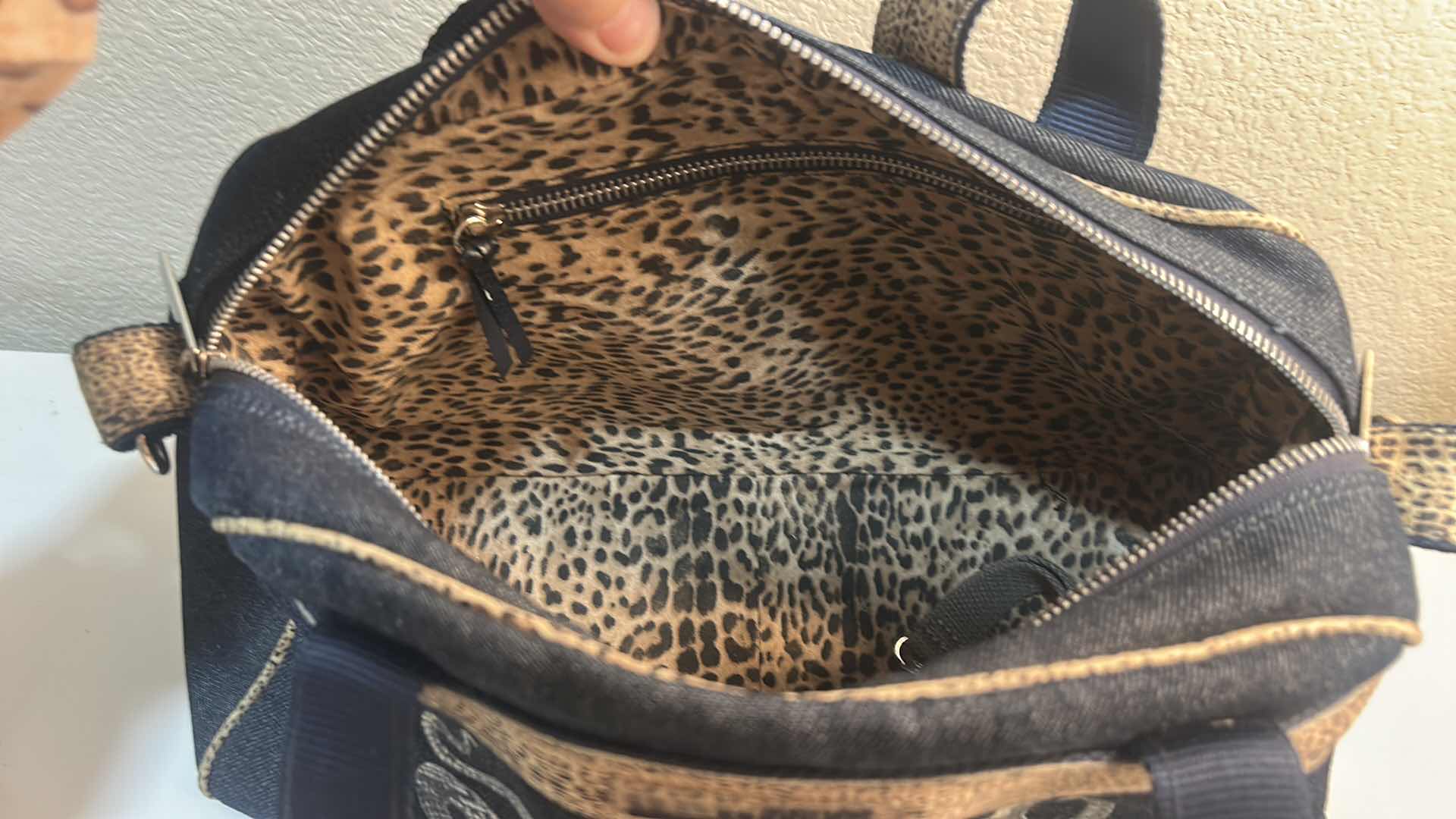 Photo 1 of BLACK DENIM SHOULDER BAG