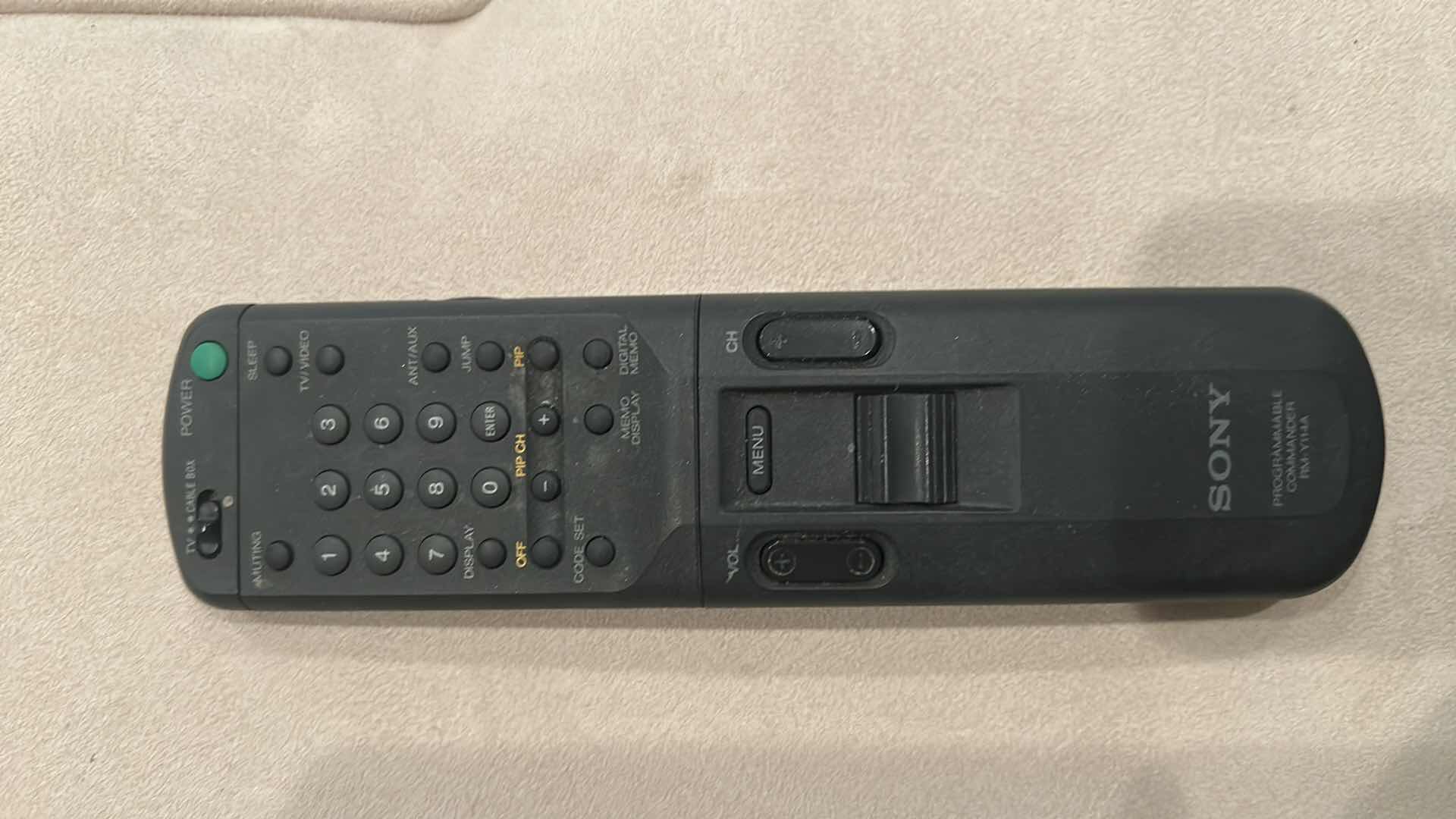 Photo 1 of LARGE VINTAGE SONY GRAND WEGA REAR PROJECTION TELEVISION W REMOTE 59" X 18" H 59"