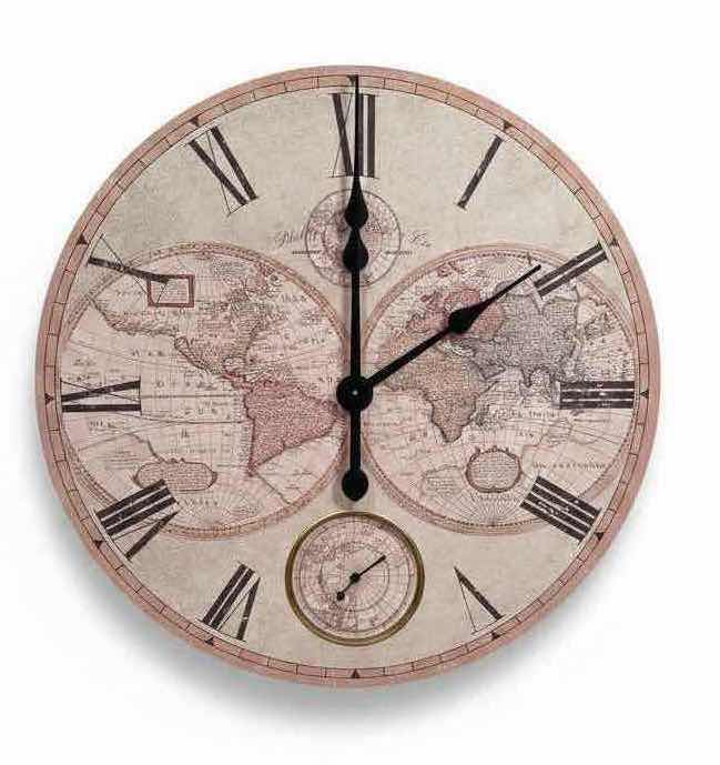 Photo 1 of 32” ROUND WOOD WALL CLOCK