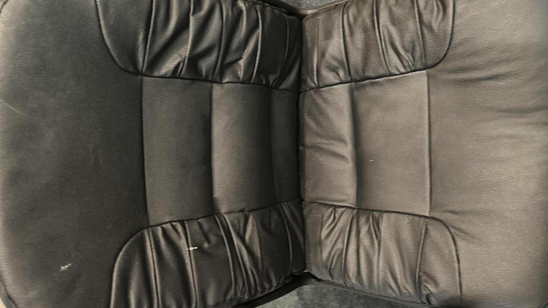 Photo 1 of BLACK FAUX LEATHER SWIVEL OFFICE CHAIR