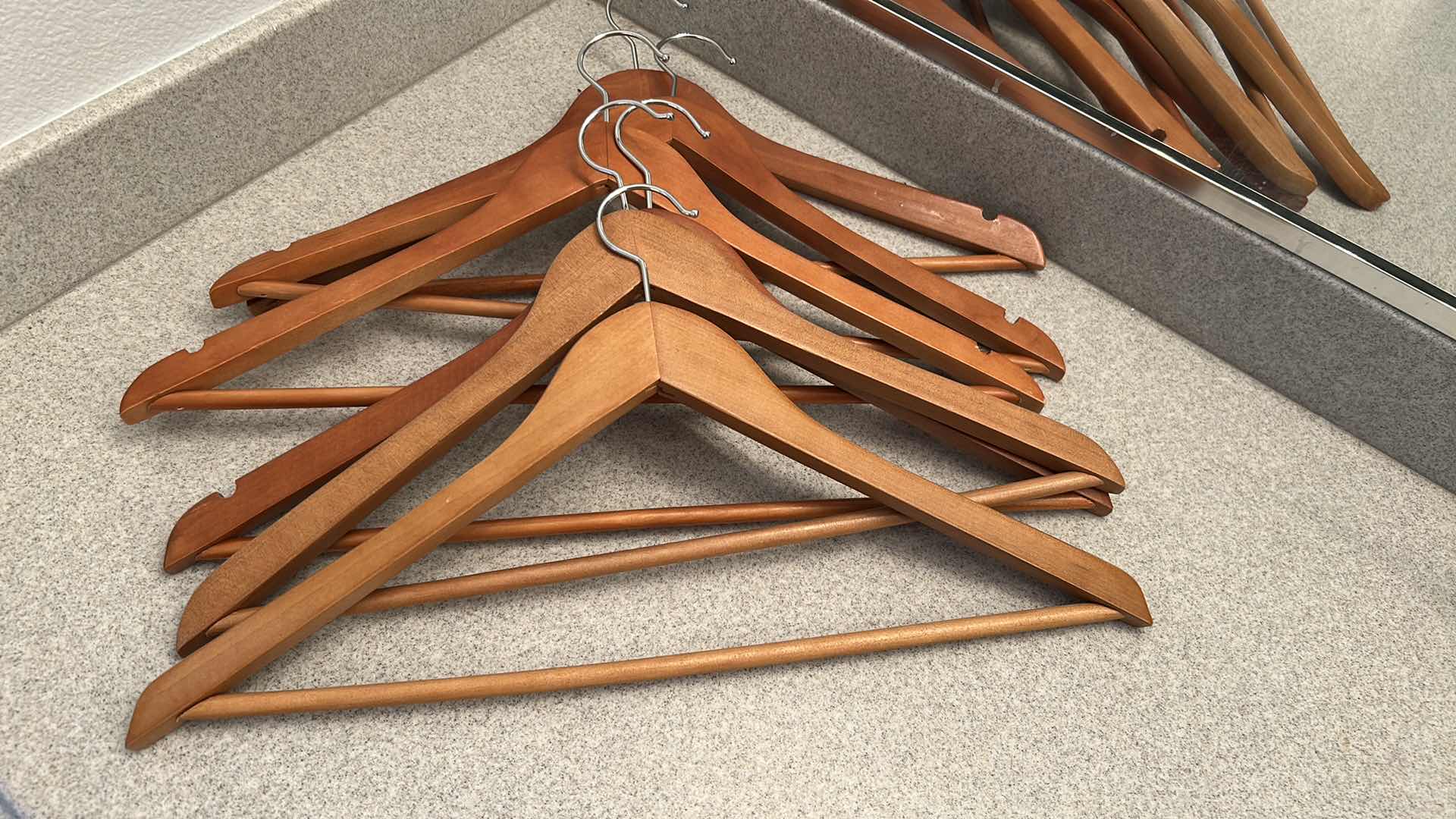 Photo 1 of 12- WOODEN HANGERS