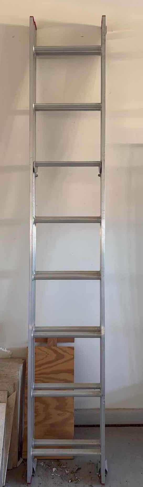 Photo 1 of WERNER ALUMINUM EXTENSION LADDER