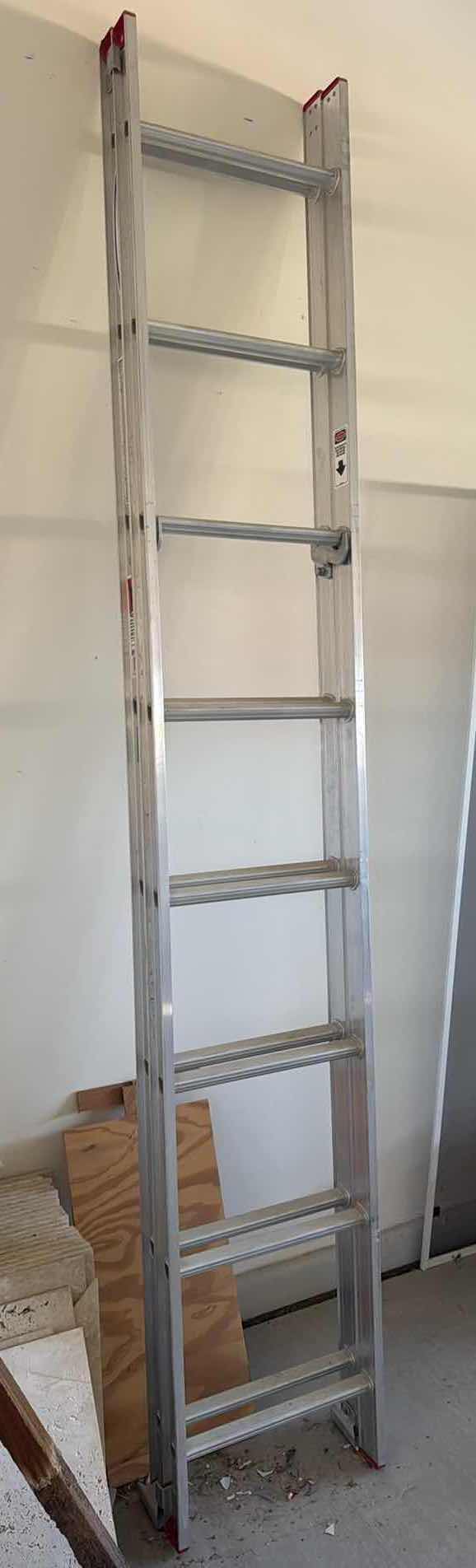Photo 1 of WERNER ALUMINUM EXTENSION LADDER