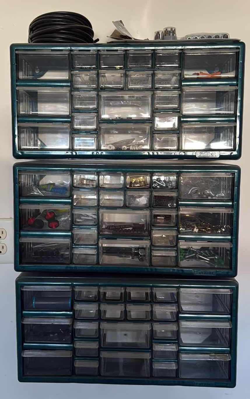 Photo 1 of 3 PC-WALL RACK W ASSORTED NAILS AND HOOKS 19”x 29”
