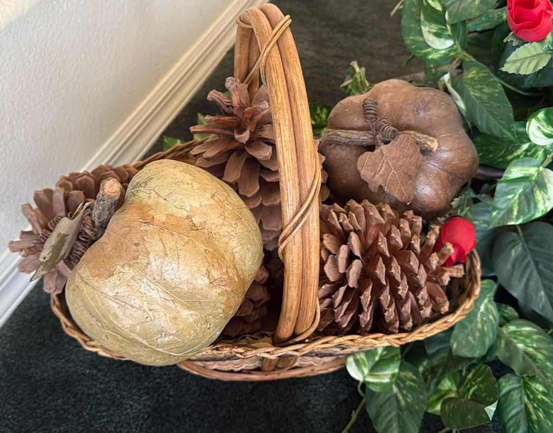 Photo 1 of FAUX ARRANGEMENTS IN BASKETS
