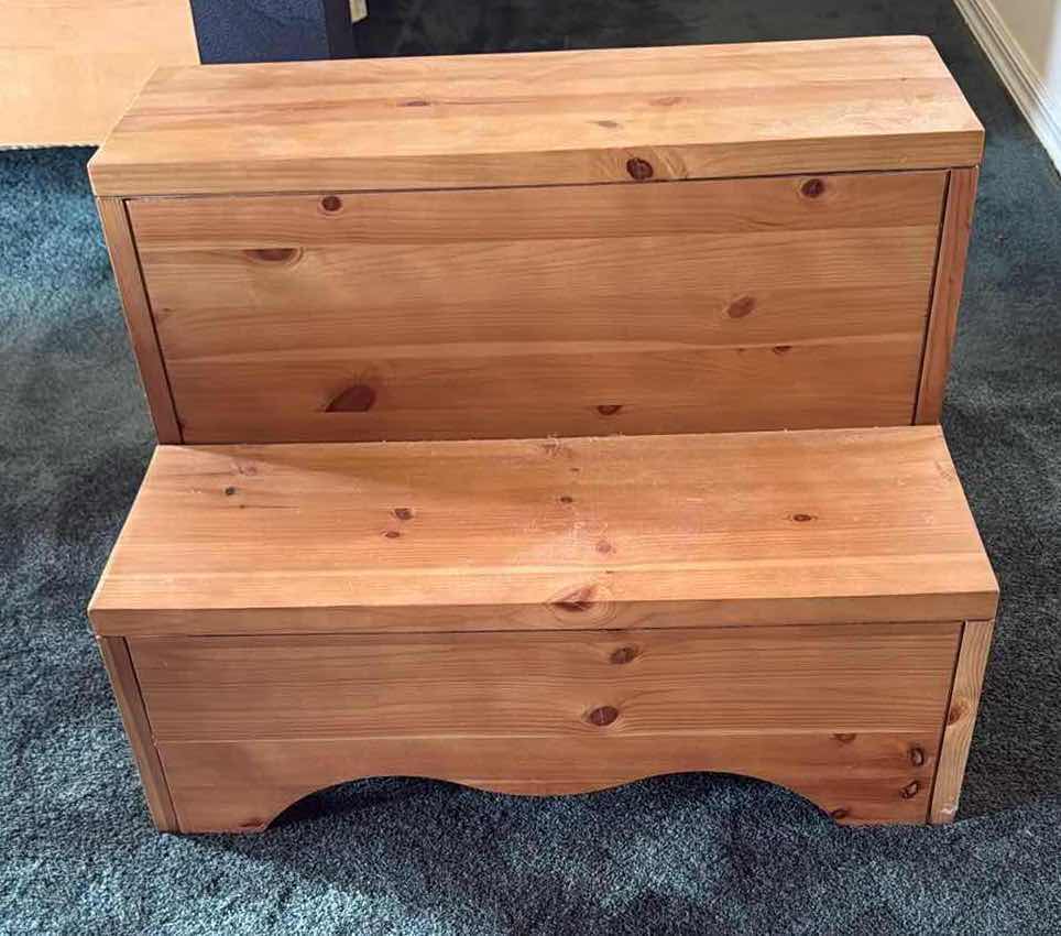 Photo 1 of KNOTTY PINE 2 STEP STAIRS