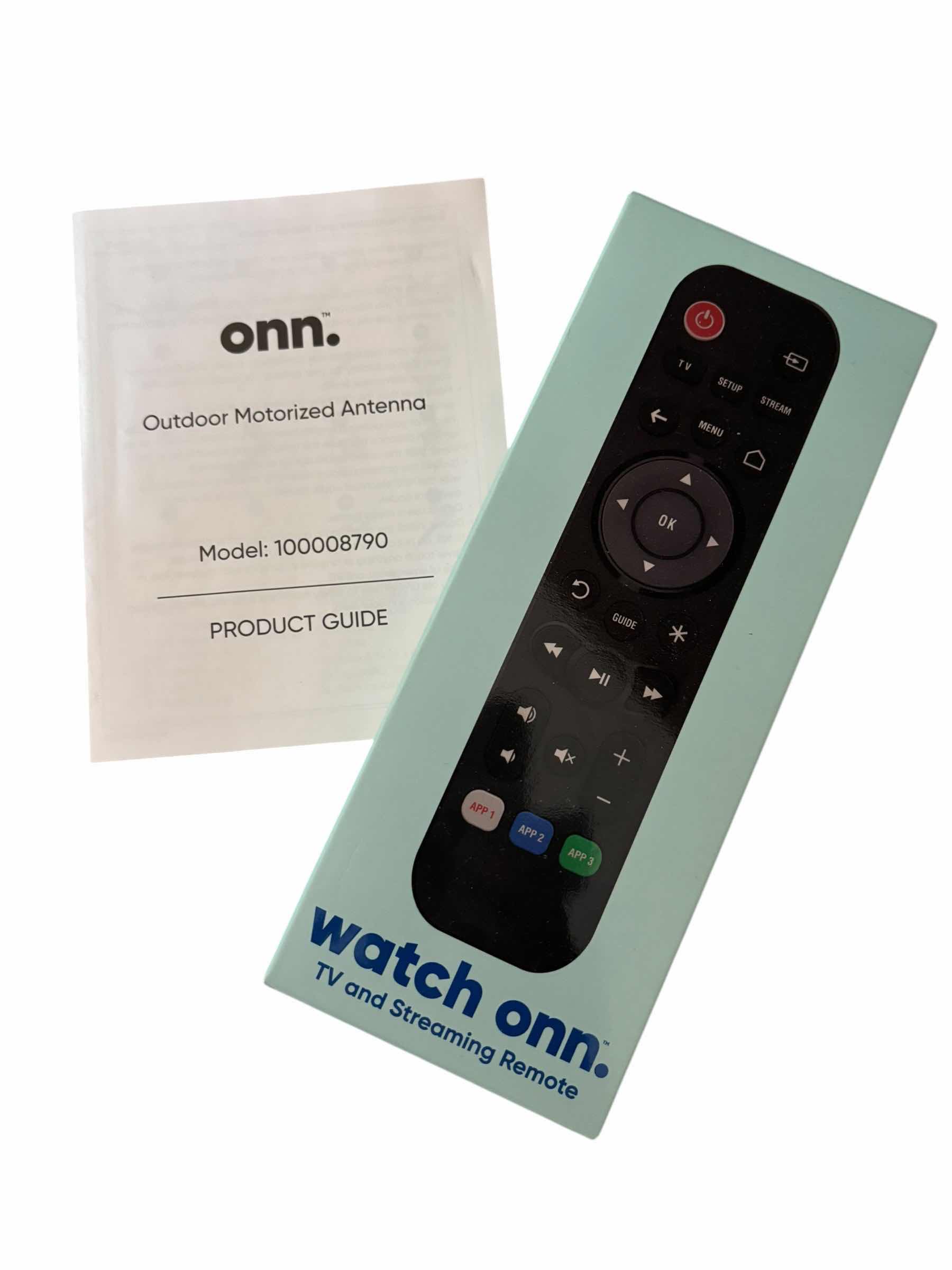 Photo 1 of 43” ONN ROKU TV WITH REMOTE