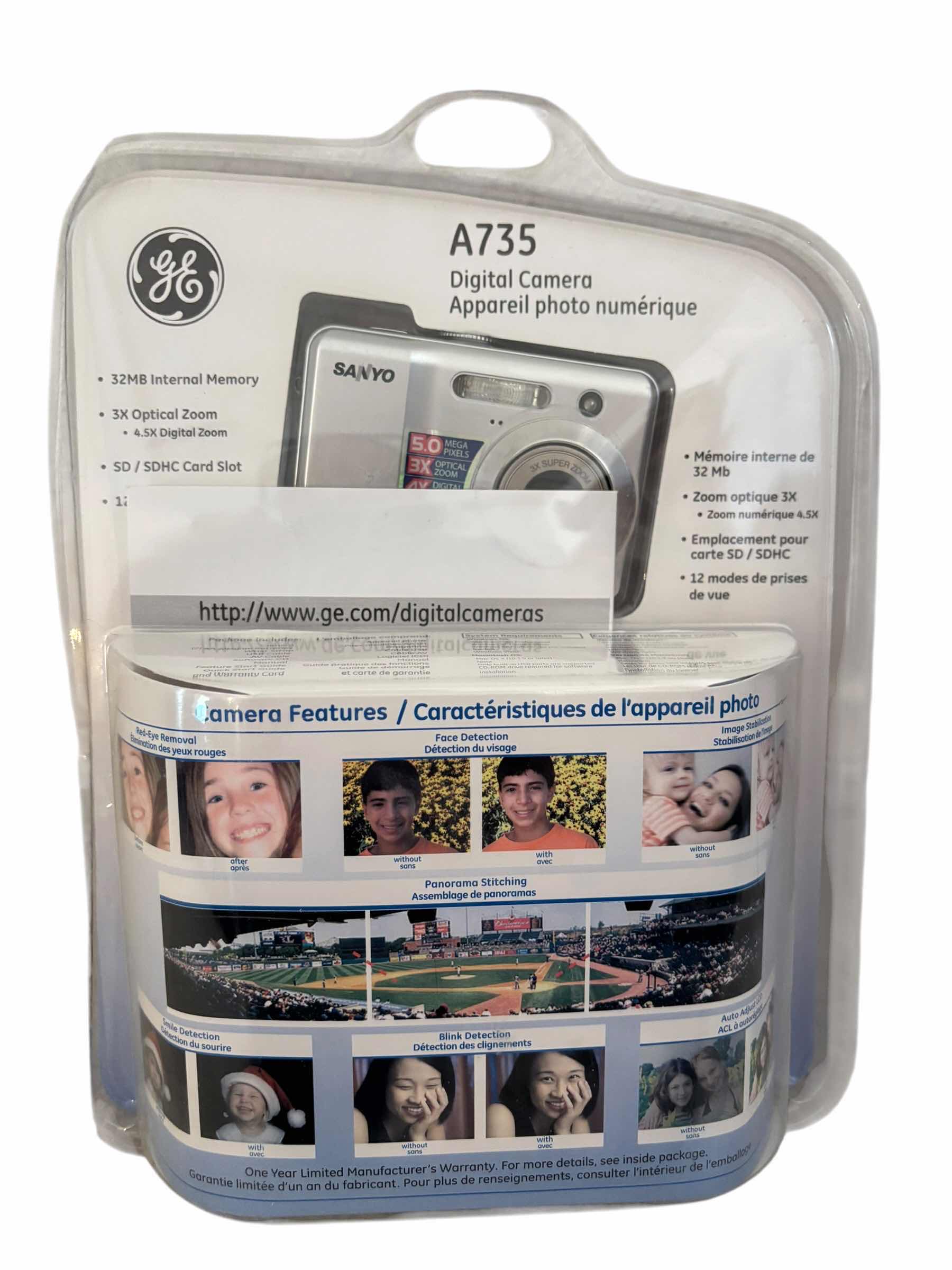 Photo 1 of NIB SANYO A735 DIGITAL CAMERA