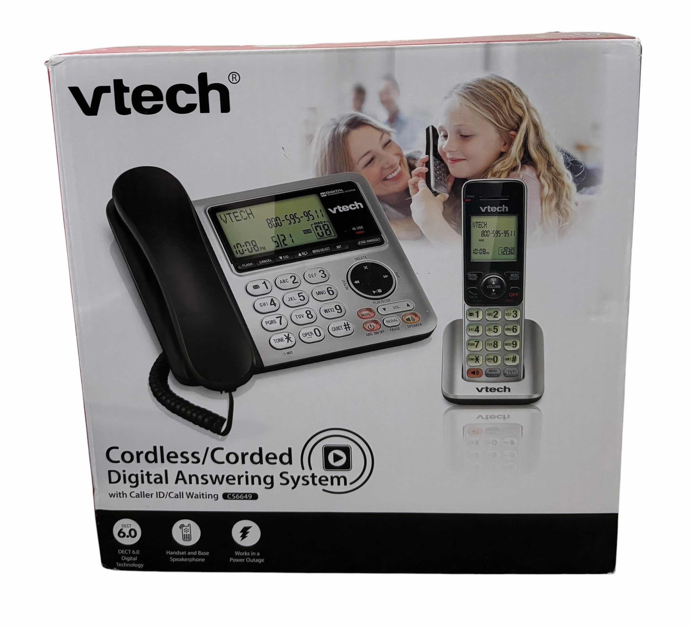 Photo 1 of NIB VTECH CORDLESS/CORDED DIGITAL ANSWERING MACHINE