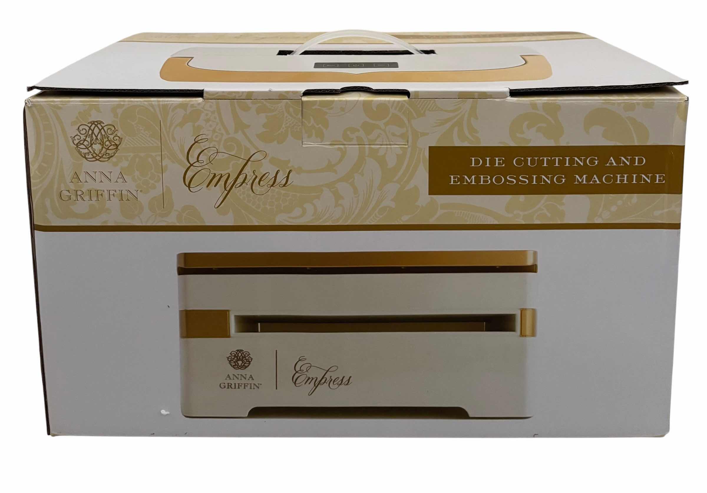 Photo 1 of ANNA GRIFFIN EMPRESS MACHINE - MINI DIE CUTTING & EMBOSSING MACHINE FOR CARD MAKING IN ORIGINAL BOX