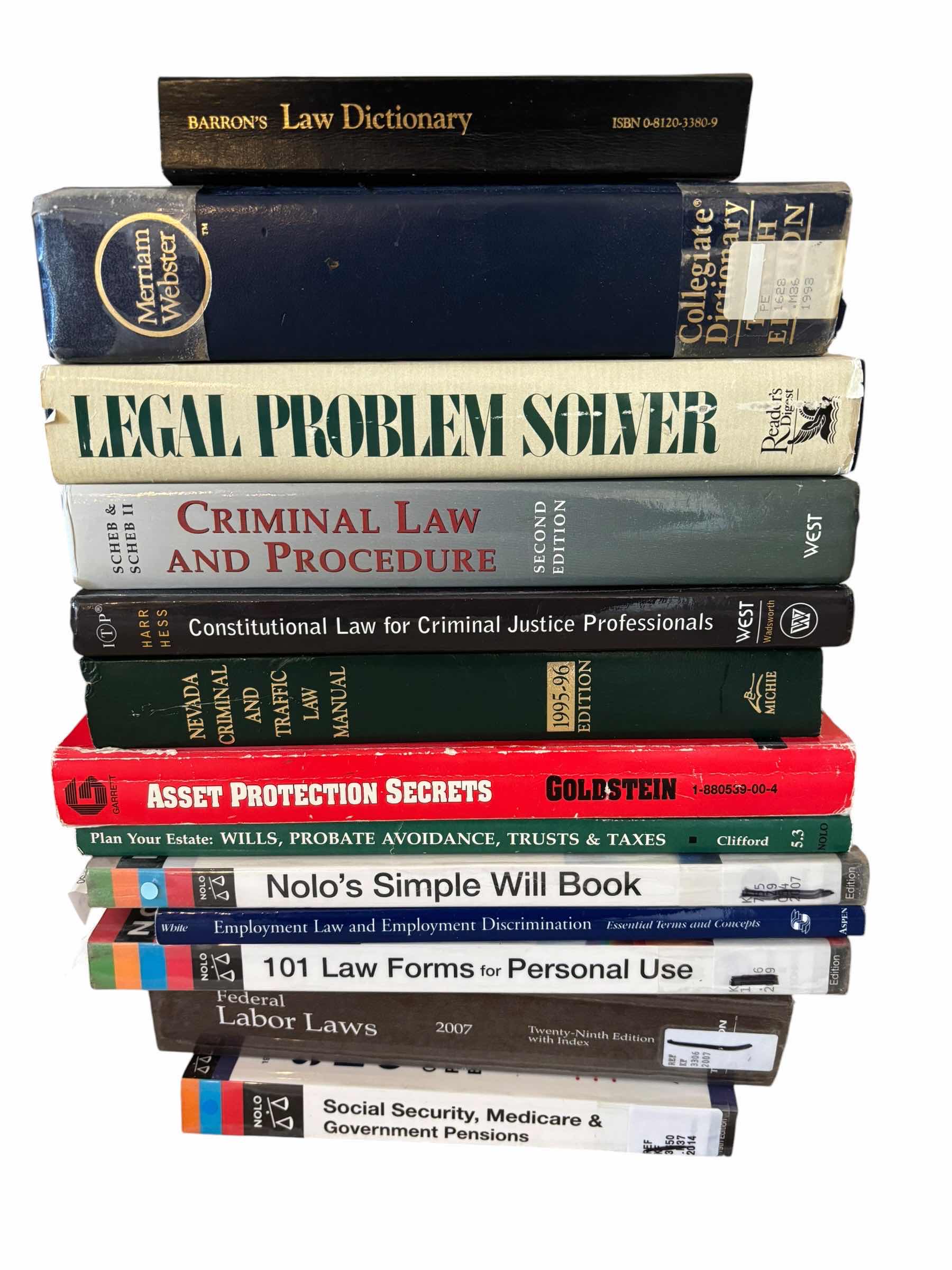 Photo 1 of COLLECTION OF LAW RELATED BOOKS
