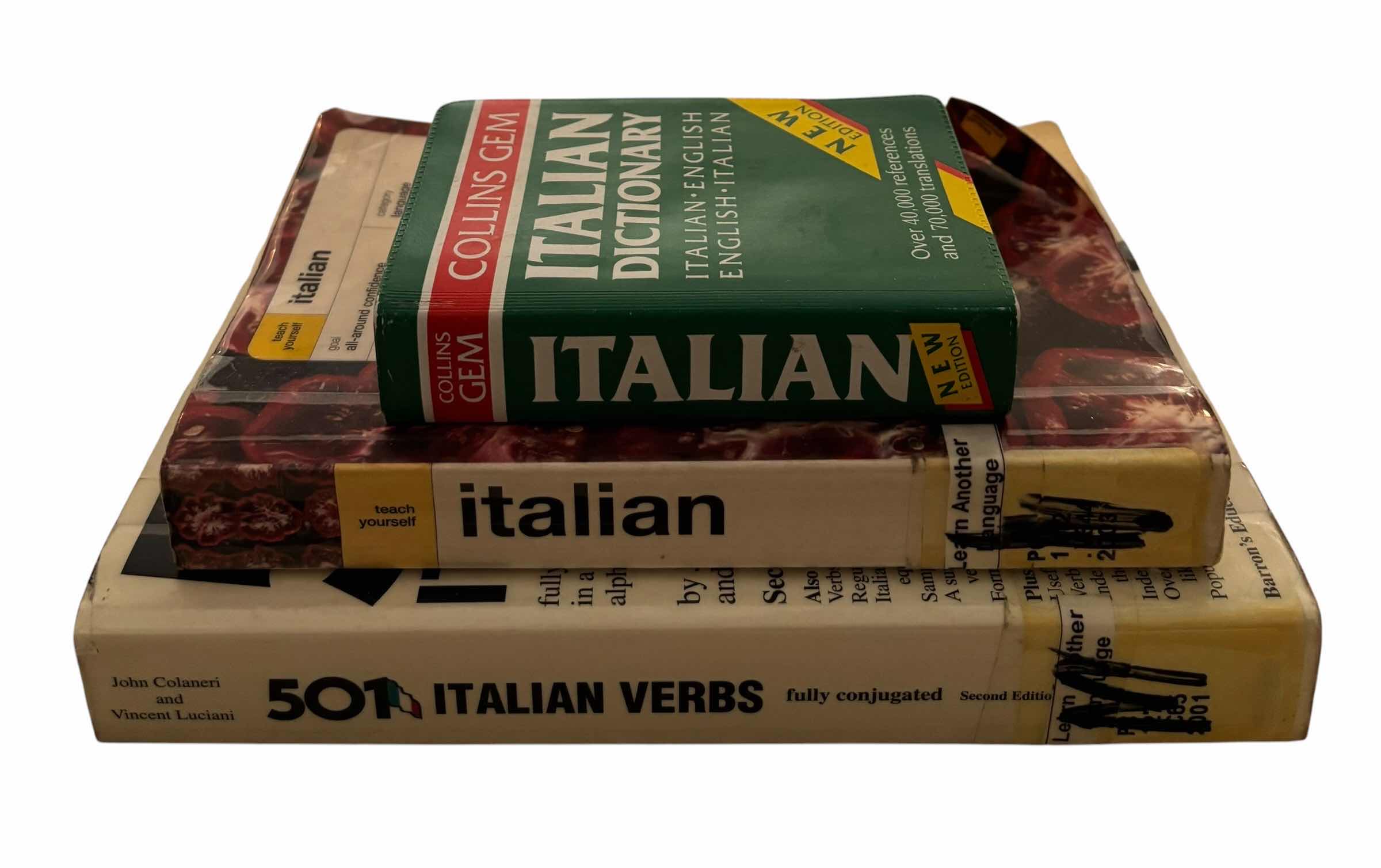 Photo 1 of ITALIAN LANGUAGE RELATED BOOKS (3)