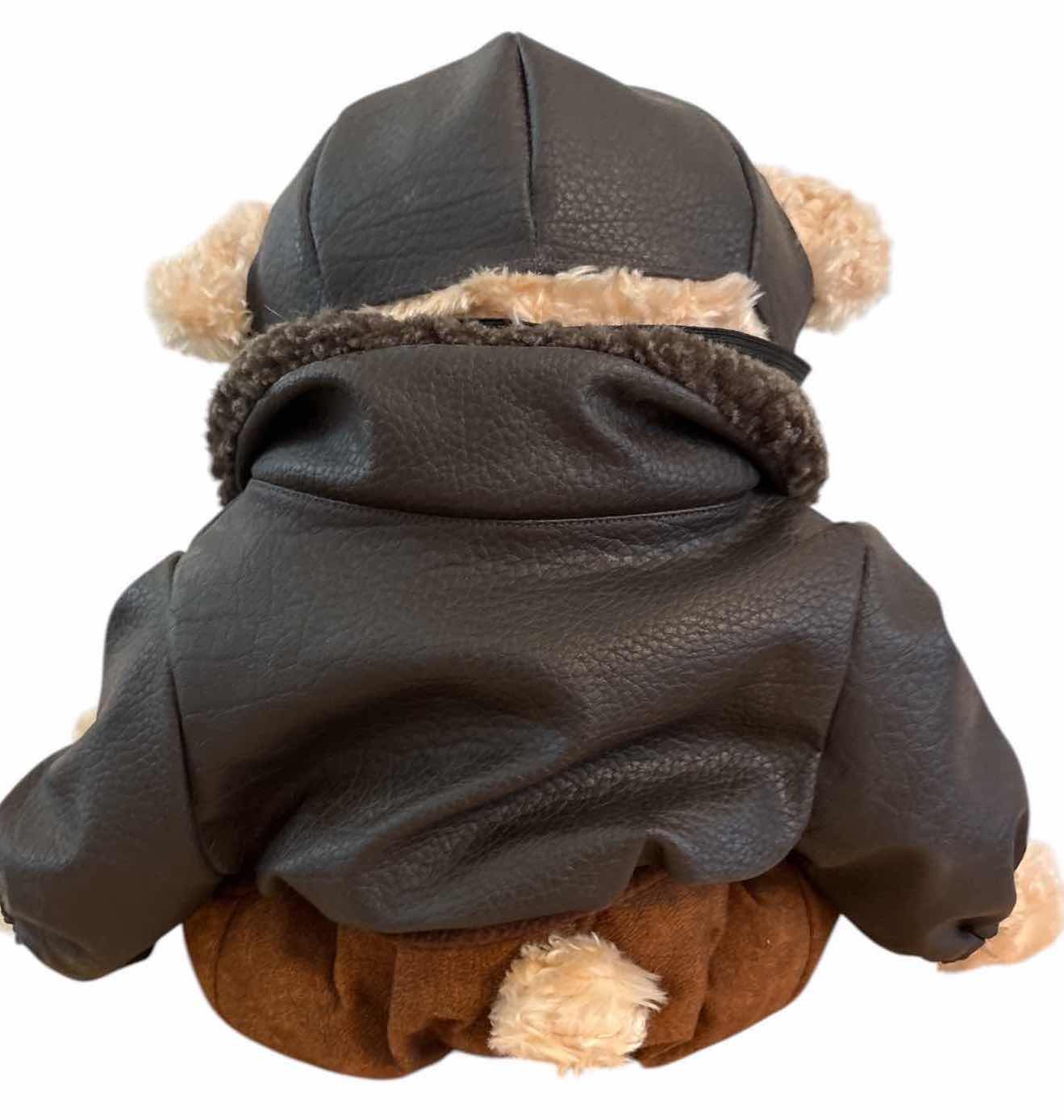View 3 of FINE TOY COLLECTIBLE AVIATOR TEDDY BEAR H19”