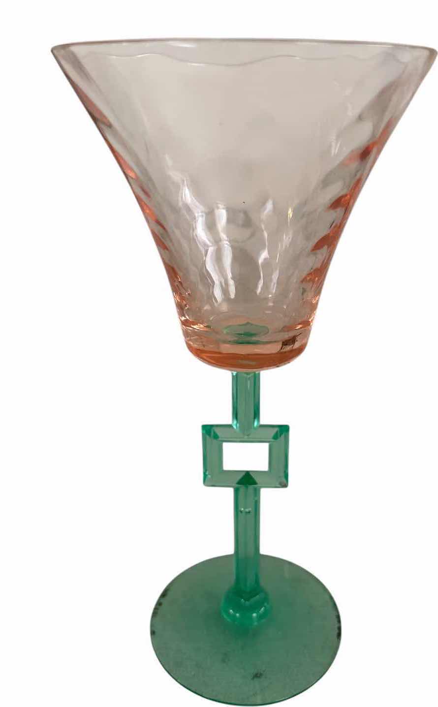 View 2 of (8)PCS MCDONALD WATERMELON WINE GLASS H8.25”