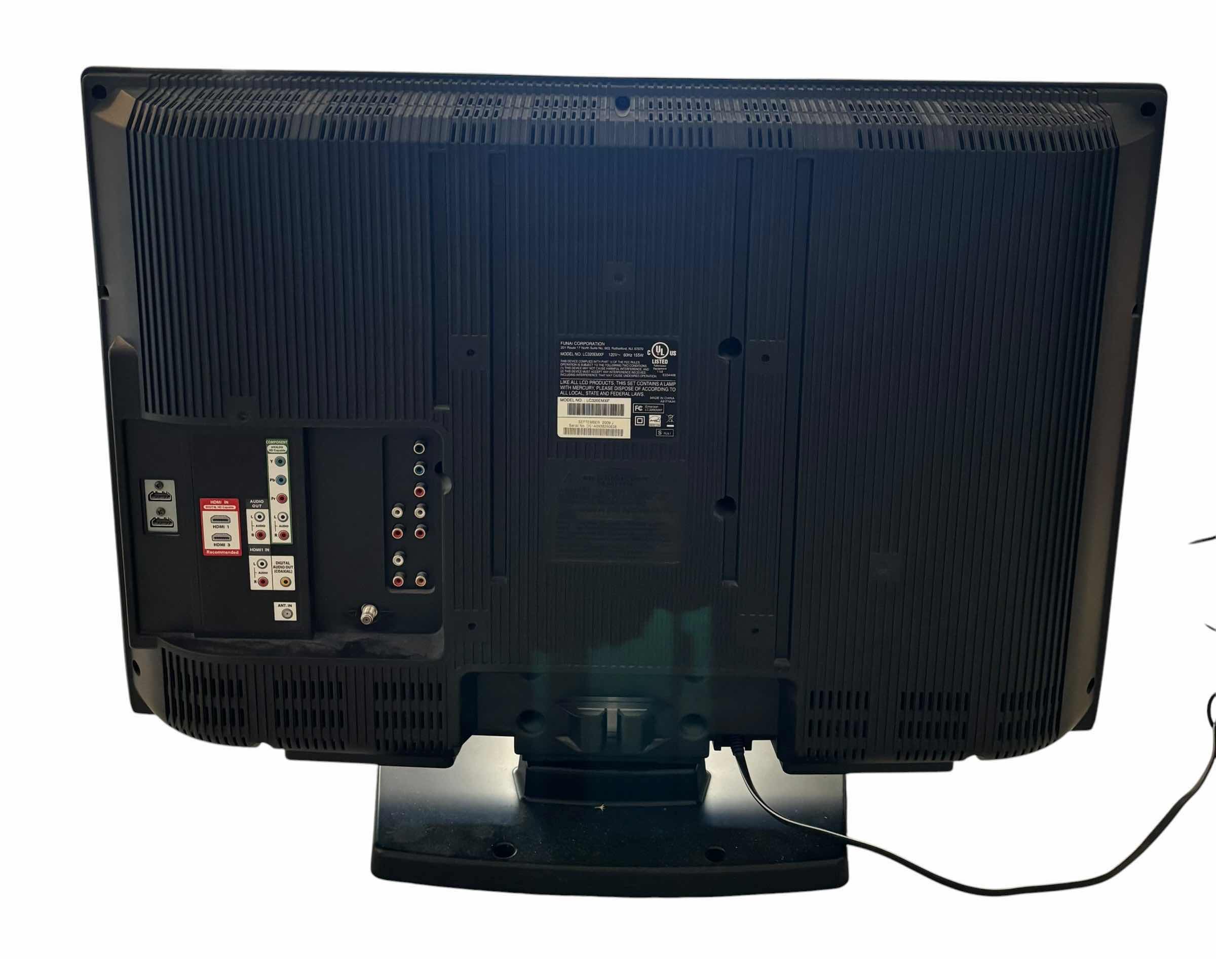 Photo 1 of 32” EMERSON LCD TV (NO REMOTE)