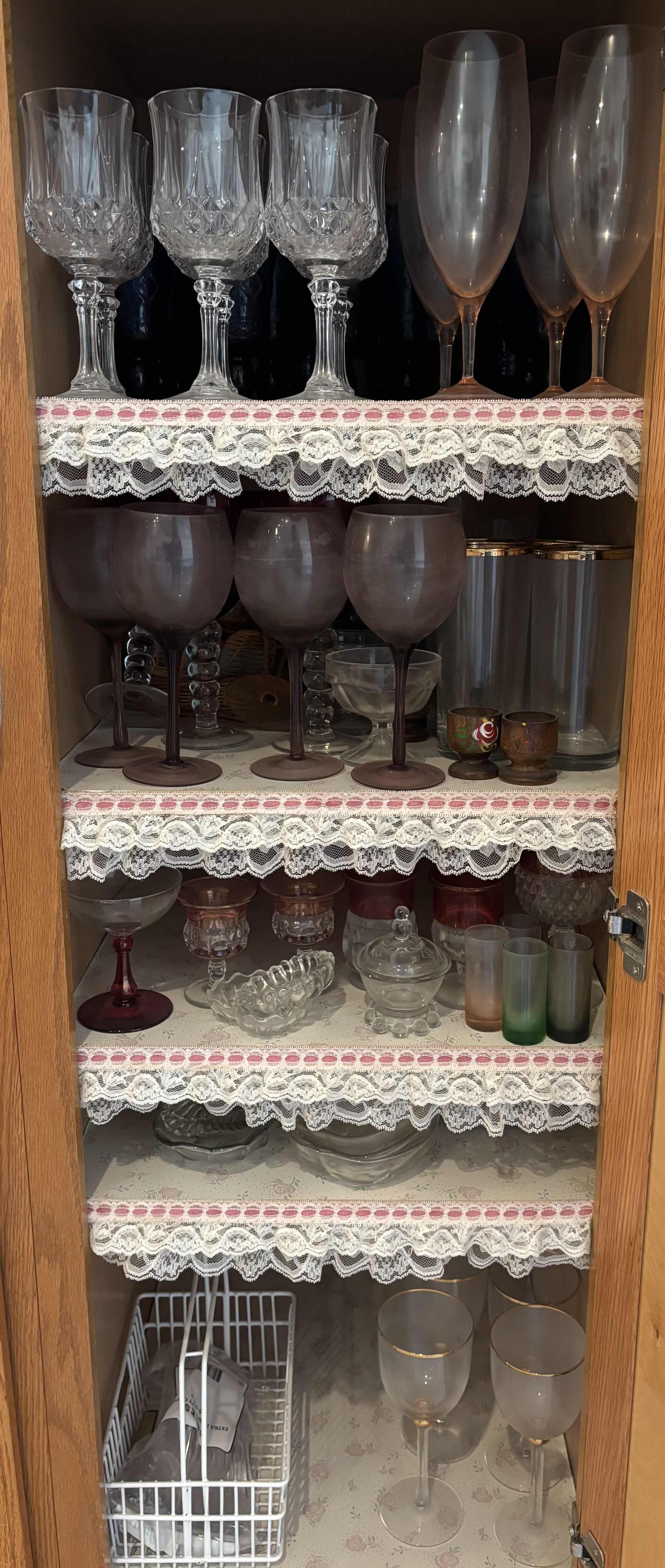 Photo 1 of CONTENTS OF KITCHEN CABINET
