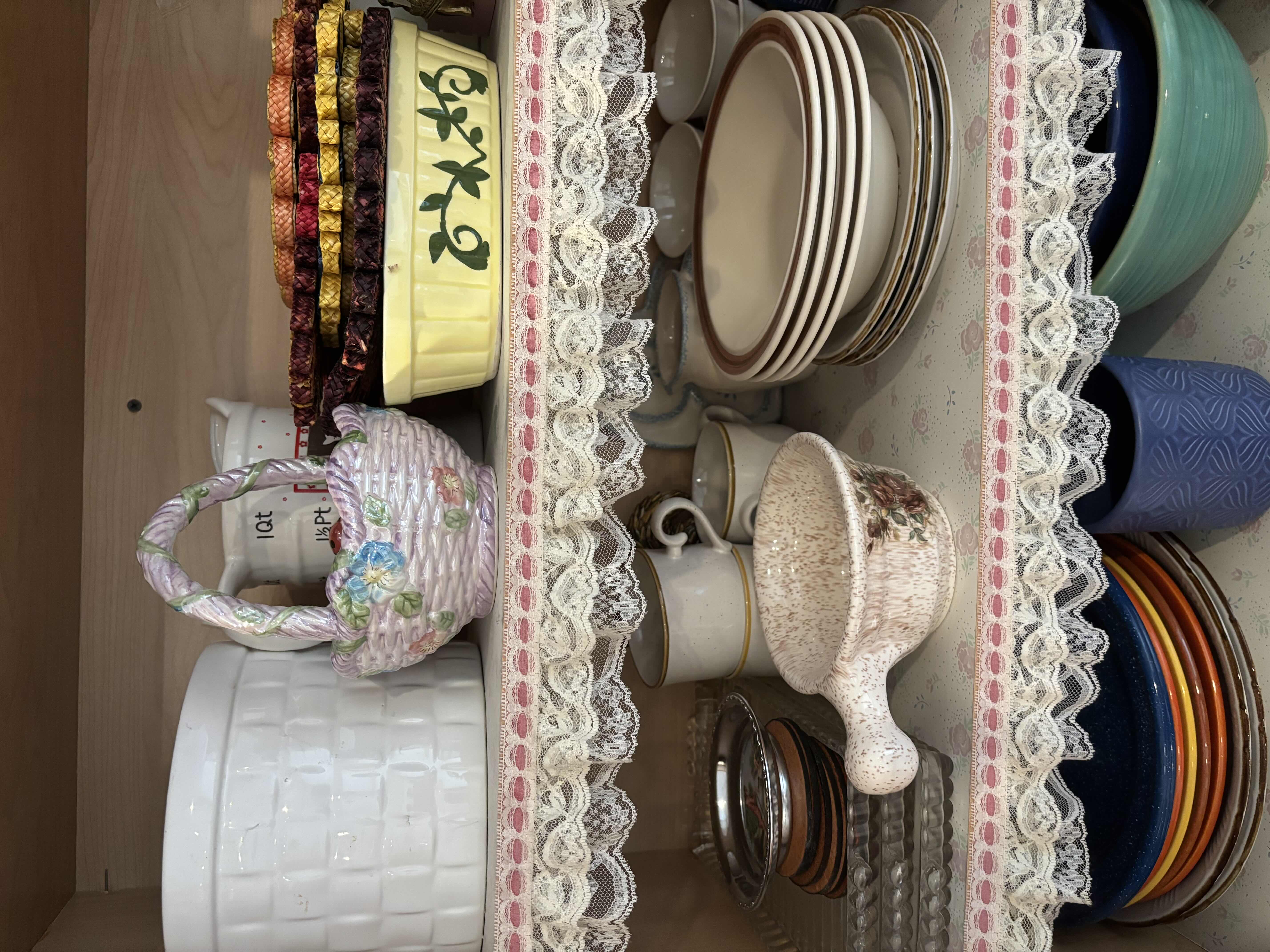 Photo 1 of CONTENTS OF KITCHEN CABINET