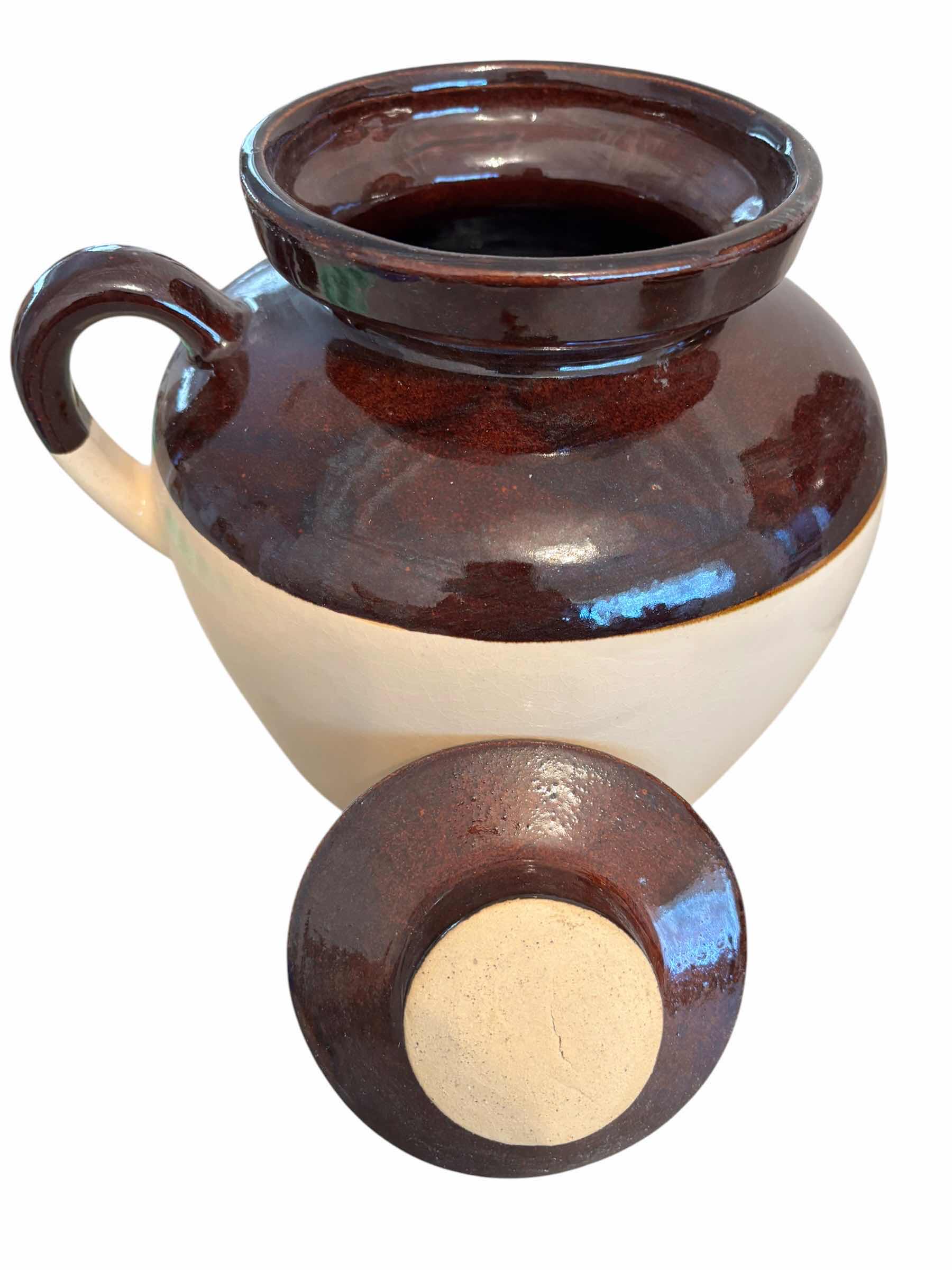 Photo 1 of VINTAGE ROBINSON RANSBOTTOM POTTERY COMPANY STONEWARE POTTERY, TALLEST H9” (4 PIECES) & COOK RITE SMALL DISHES, D4.5” (3 PIECES) $45