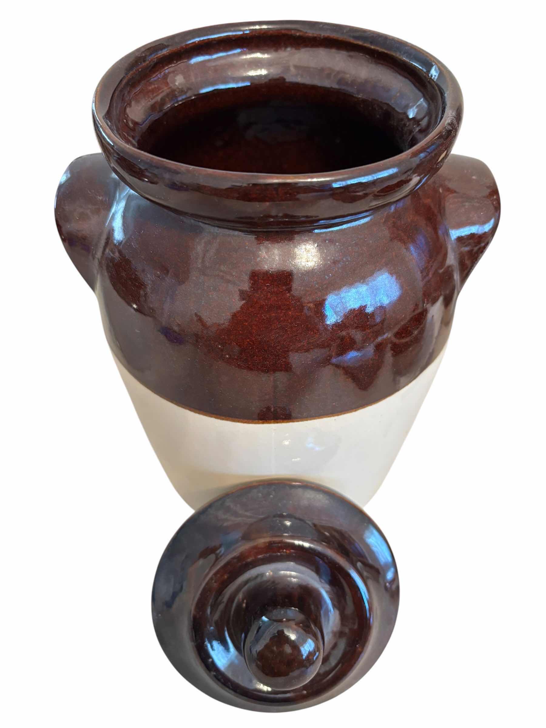 Photo 1 of VINTAGE ROBINSON RANSBOTTOM POTTERY COMPANY STONEWARE POTTERY, TALLEST H9” (4 PIECES) & COOK RITE SMALL DISHES, D4.5” (3 PIECES) $45