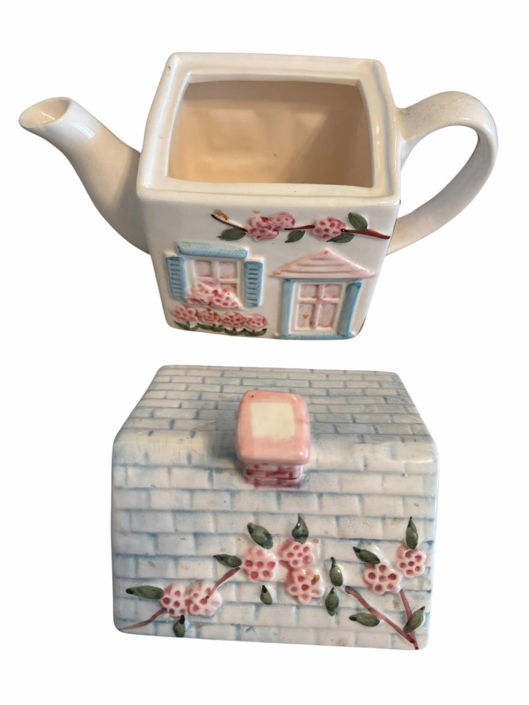 Photo 1 of COLLECTIBLE CERAMIC TEA POTS (3)