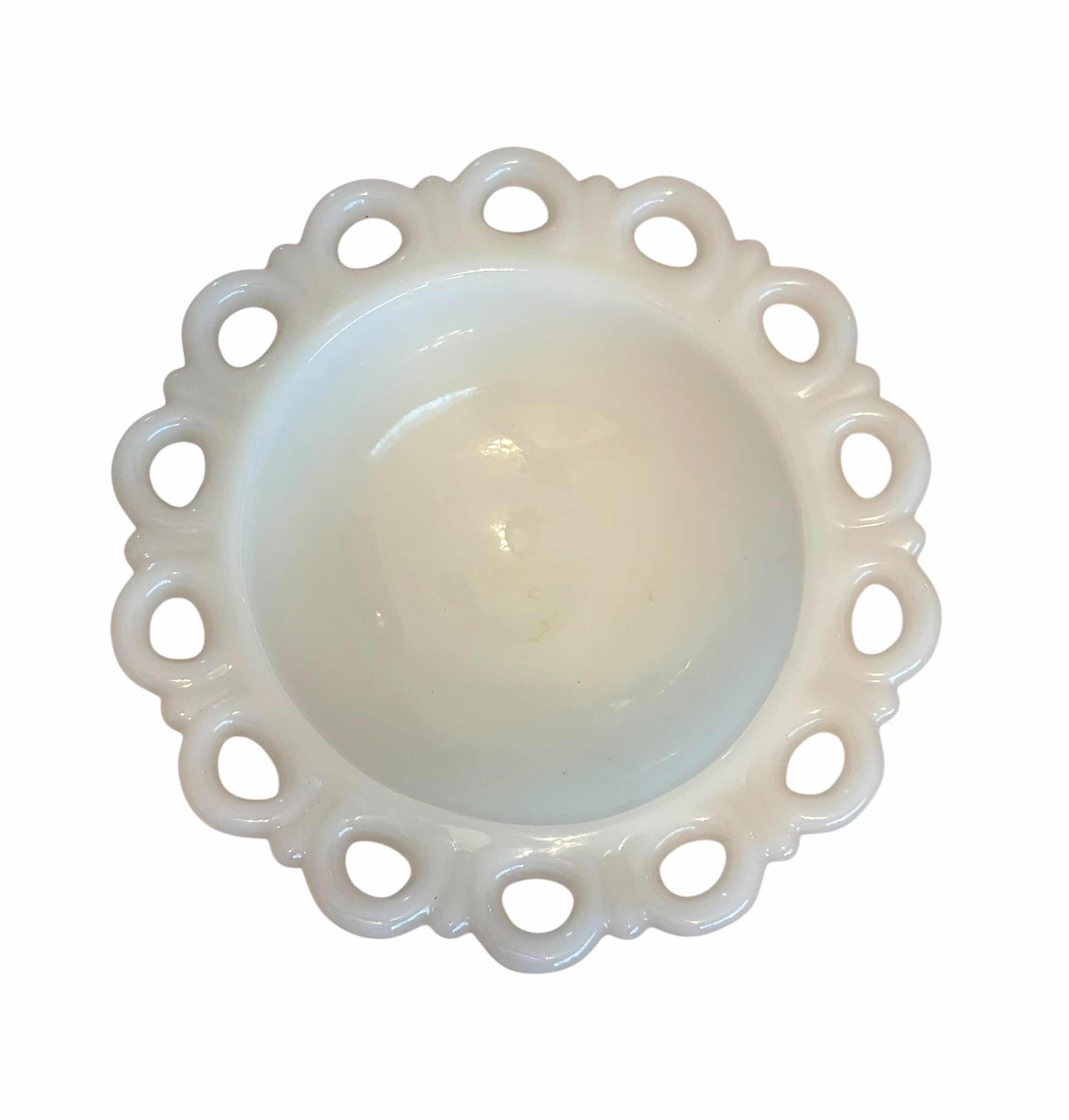 Photo 1 of GLASS & MILK GLASS VASES & DISHES
