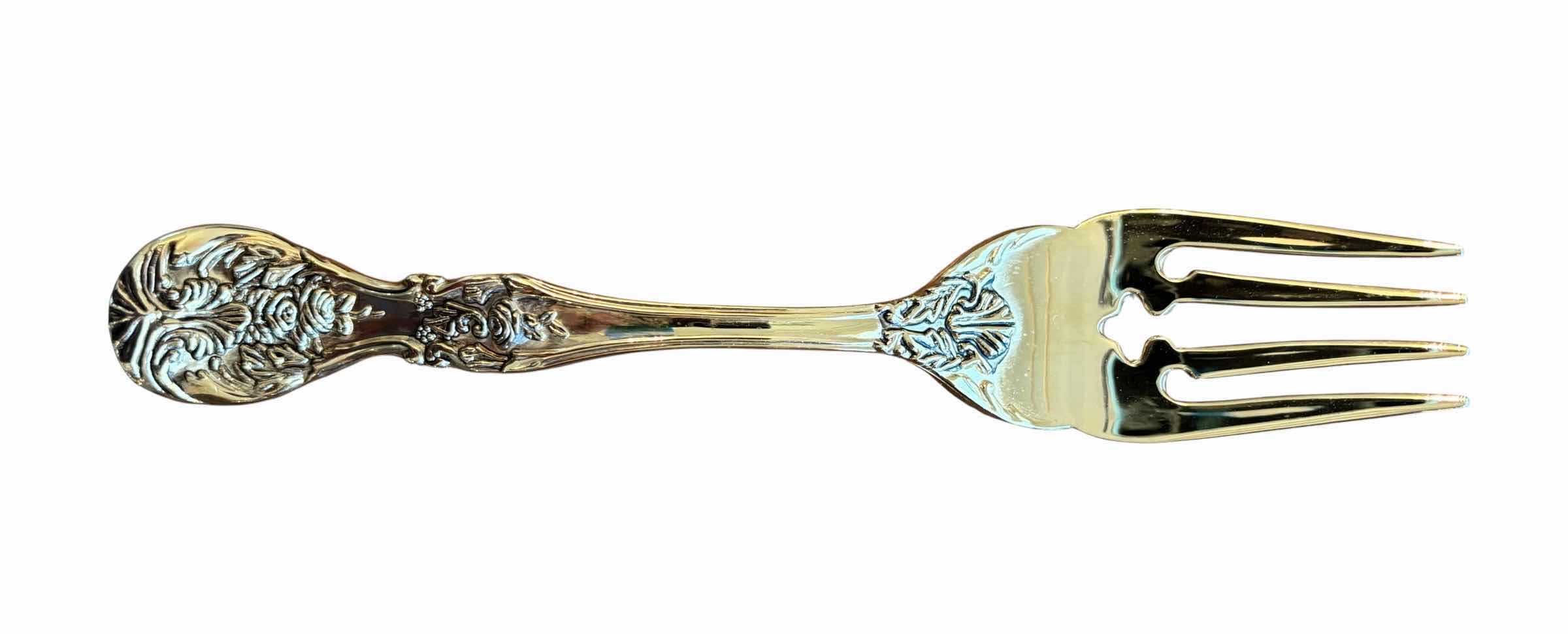 Photo 1 of GOLD COLORED SILVERWARE SET (APPROXIMATELY 40 PIECES)